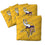 YouTheFan NFL Minnesota Vikings Cornhole Bags - 4PK - Yellow - Sports Collectibles, Sports Memorabilia, Sports Fan Shop, Sports Gifts