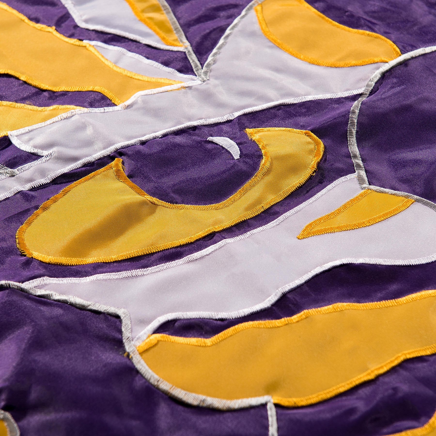 College Flags & Banners Co. LSU Tigers Embroidered and Stitched Nylon Flag - Sports Collectibles, Sports Memorabilia, Sports Fan Shop, Sports Gifts