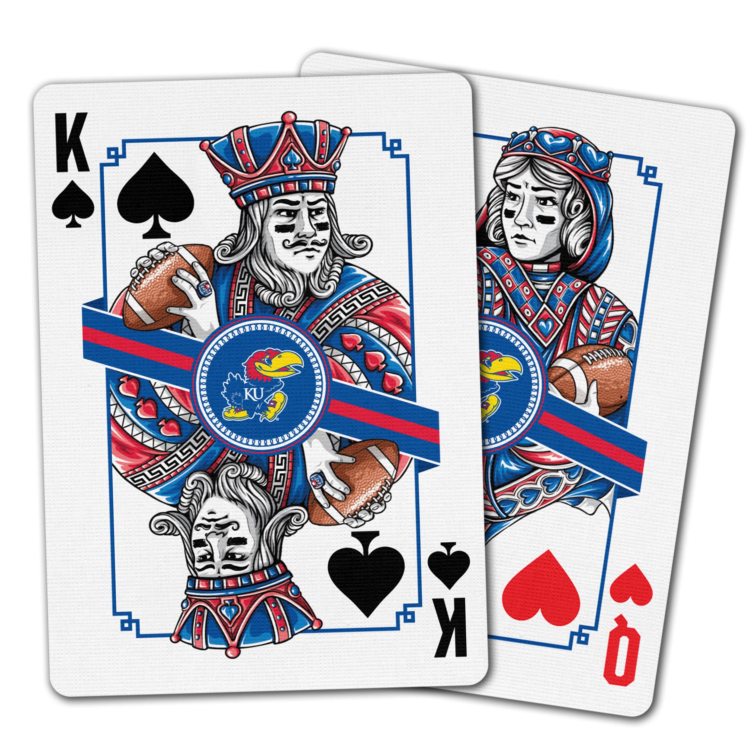 YouTheFan NCAA Kansas Jayhawks Classic Series Playing Cards - Sports Collectibles, Sports Memorabilia, Sports Fan Shop, Sports Gifts