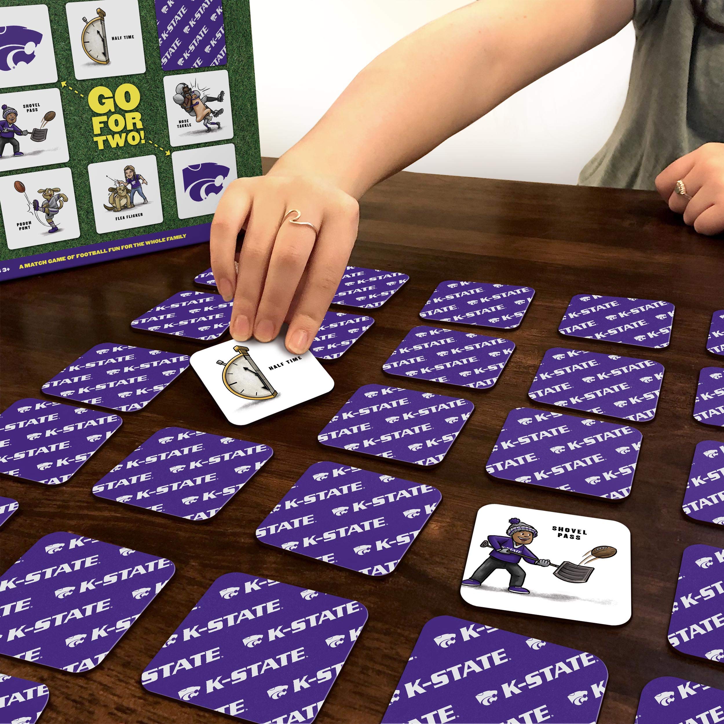 YouTheFan NCAA Kansas State Wildcats Licensed Memory Match Game - Sports Collectibles, Sports Memorabilia, Sports Fan Shop, Sports Gifts