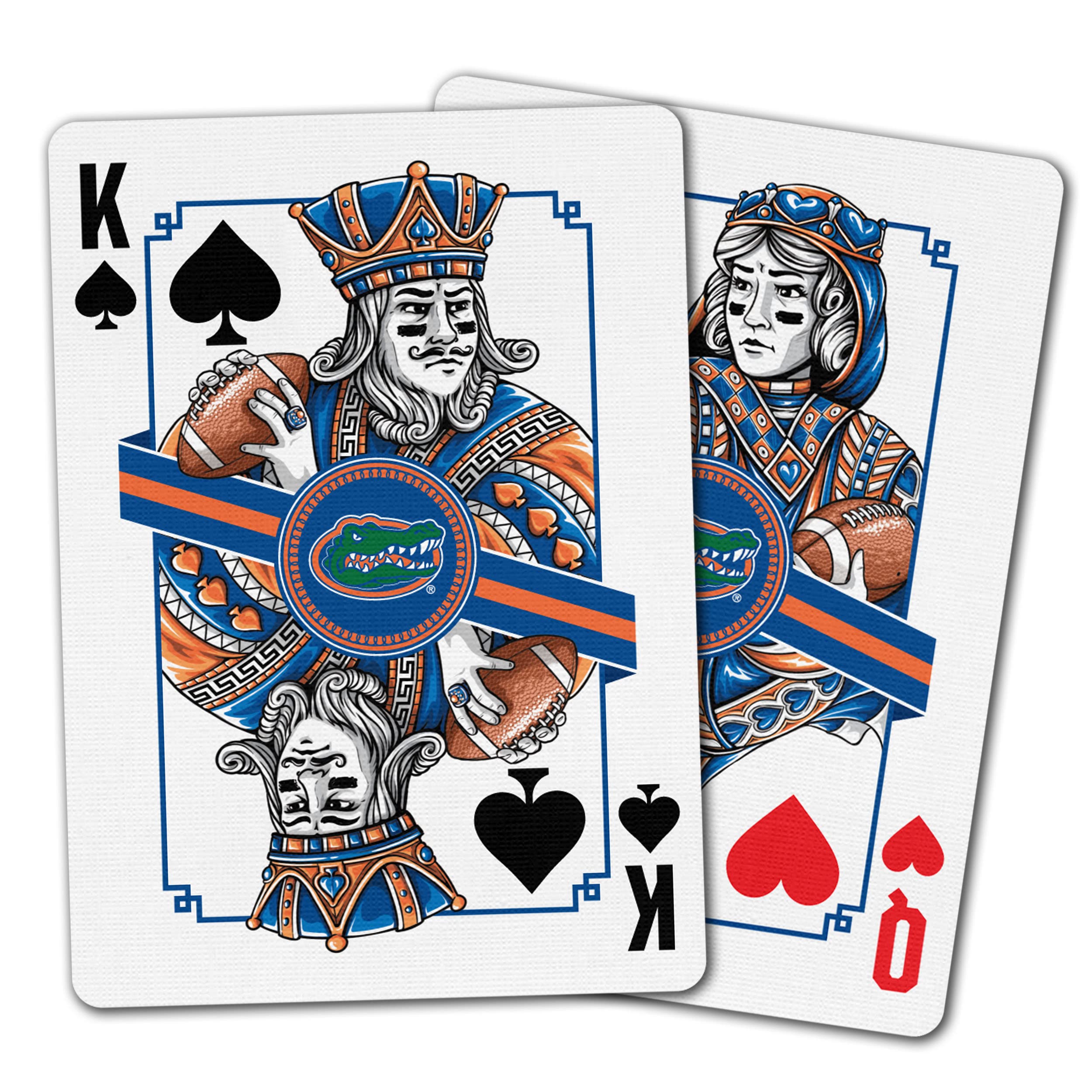 YouTheFan NCAA Florida Gators Classic Series Playing Cards, Team Colors - Sports Collectibles, Sports Memorabilia, Sports Fan Shop, Sports Gifts