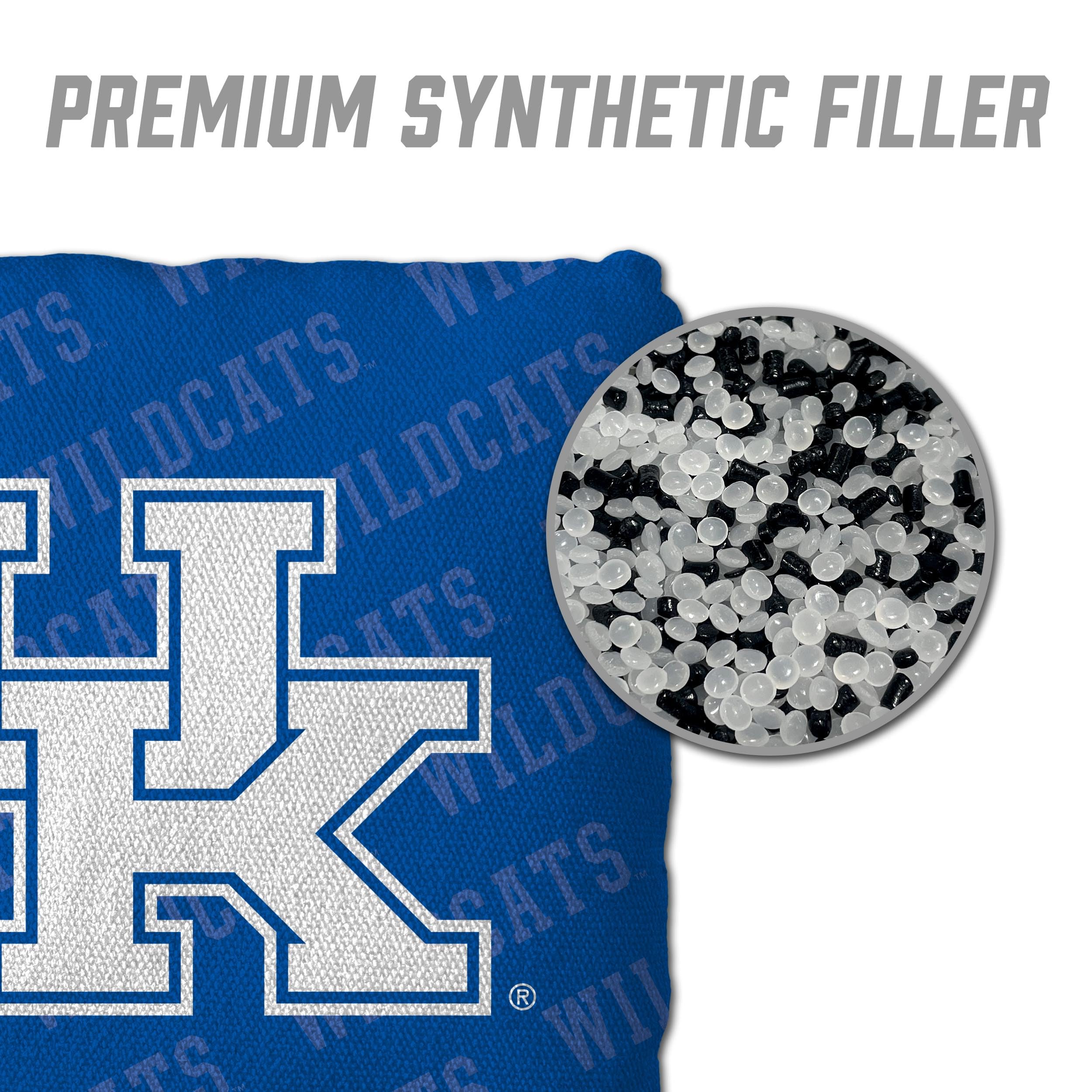 YouTheFan NCAA Kentucky Wildcats - Cornhole Bags - 4PK - Blue - Sports Collectibles, Sports Memorabilia, Sports Fan Shop, Sports Gifts