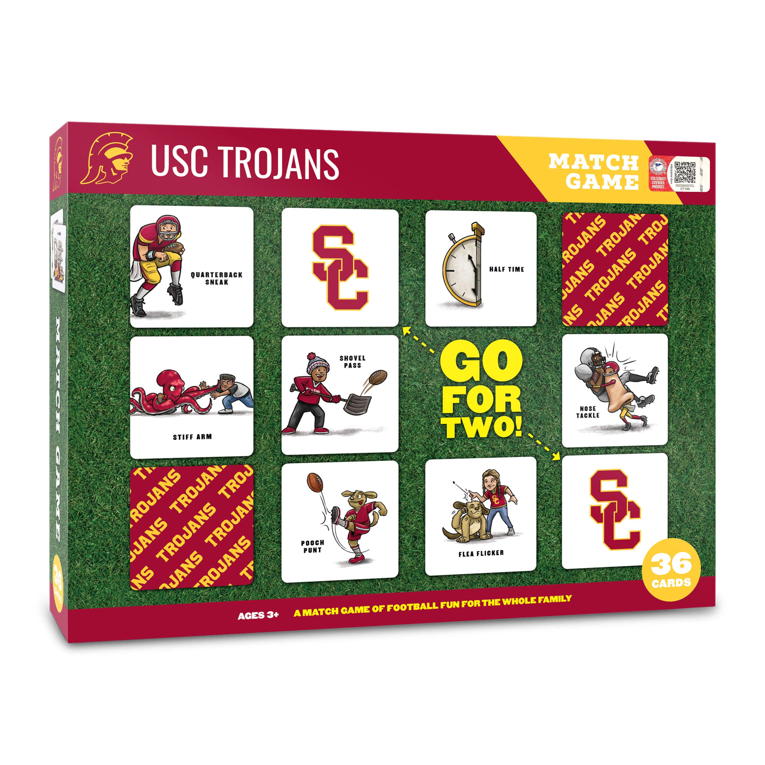 YouTheFan NCAA USC Trojans Licensed Memory Match Game - Sports Collectibles, Sports Memorabilia, Sports Fan Shop, Sports Gifts