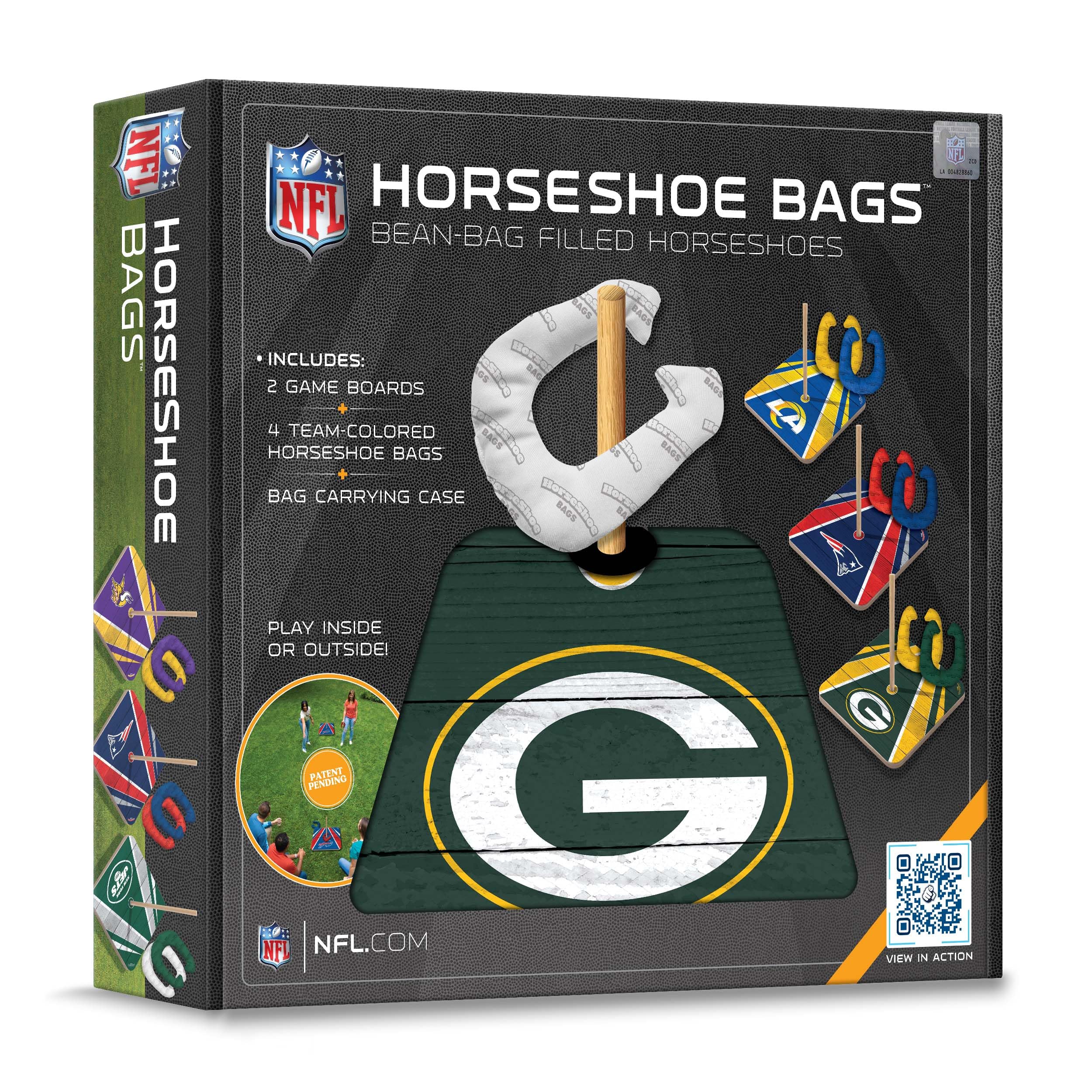 YouTheFan NFL Green Bay Packers Horseshoe Bags Game - Sports Collectibles, Sports Memorabilia, Sports Fan Shop, Sports Gifts