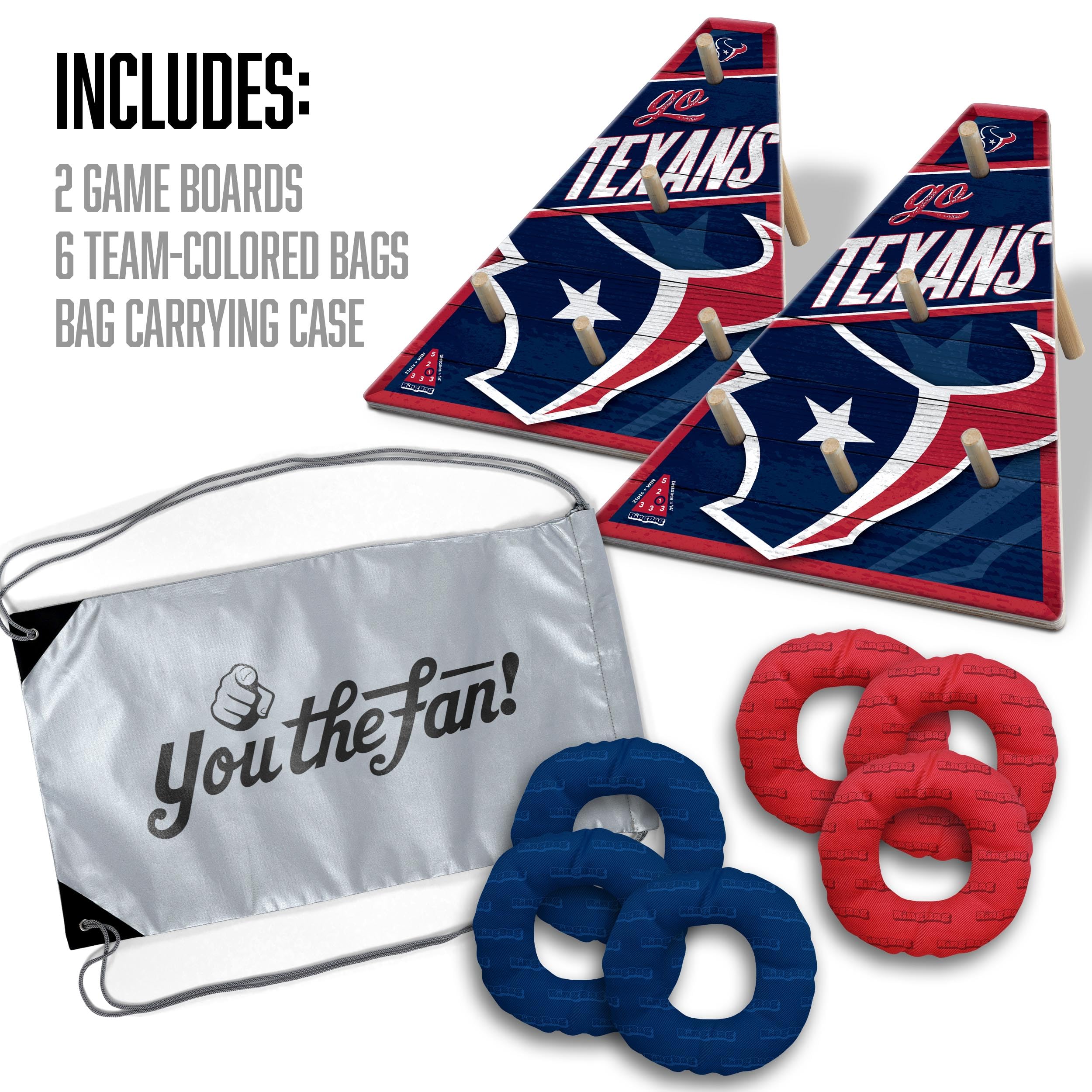 YouTheFan NFL Houston Texans RingBag - Sports Collectibles, Sports Memorabilia, Sports Fan Shop, Sports Gifts