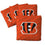 YouTheFan NFL Cincinnati Bengals Cornhole Bags - 4PK - Orange - Sports Collectibles, Sports Memorabilia, Sports Fan Shop, Sports Gifts
