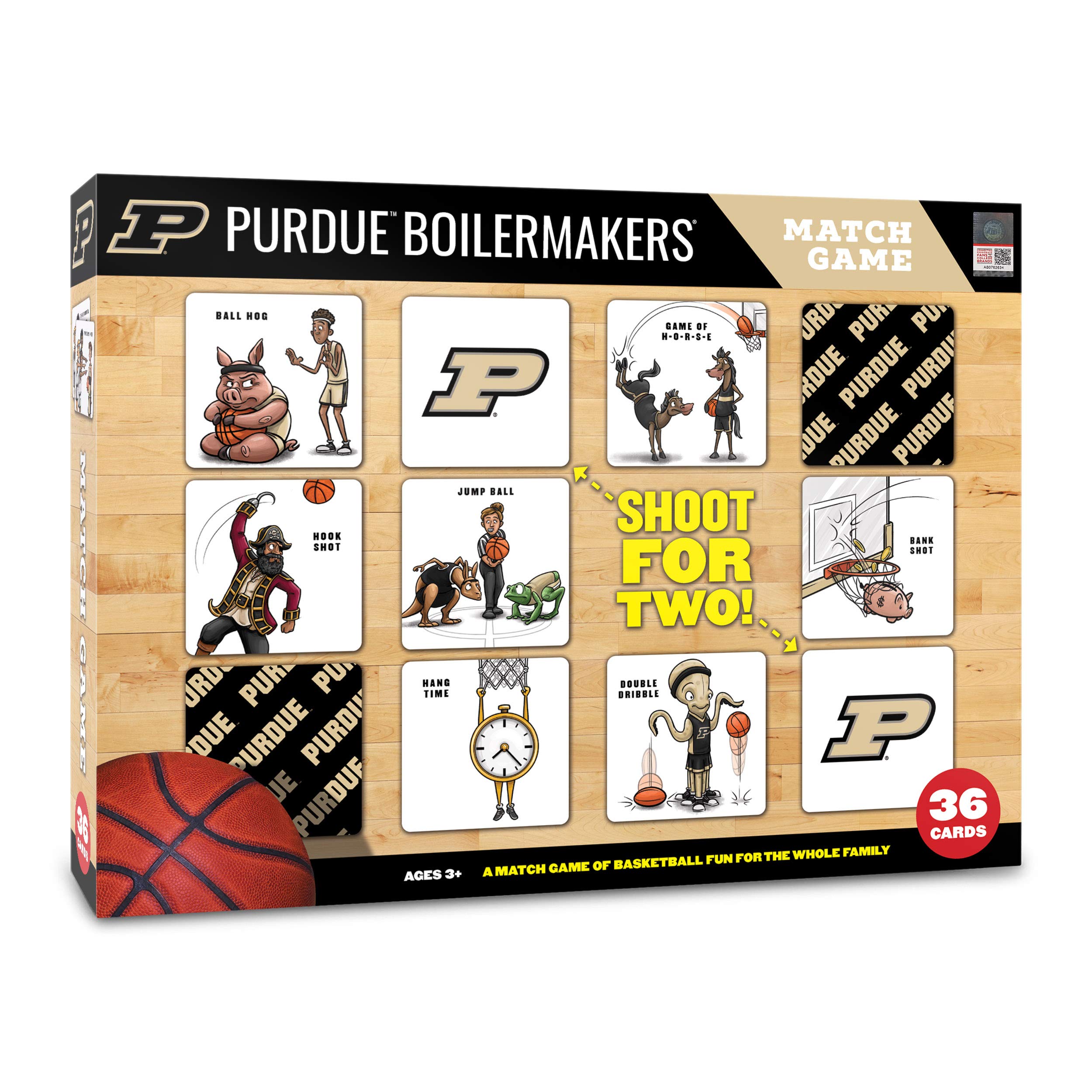 YouTheFan NCAA Purdue Boilermakers Licensed Memory Match Game Medium - Sports Collectibles, Sports Memorabilia, Sports Fan Shop, Sports Gifts