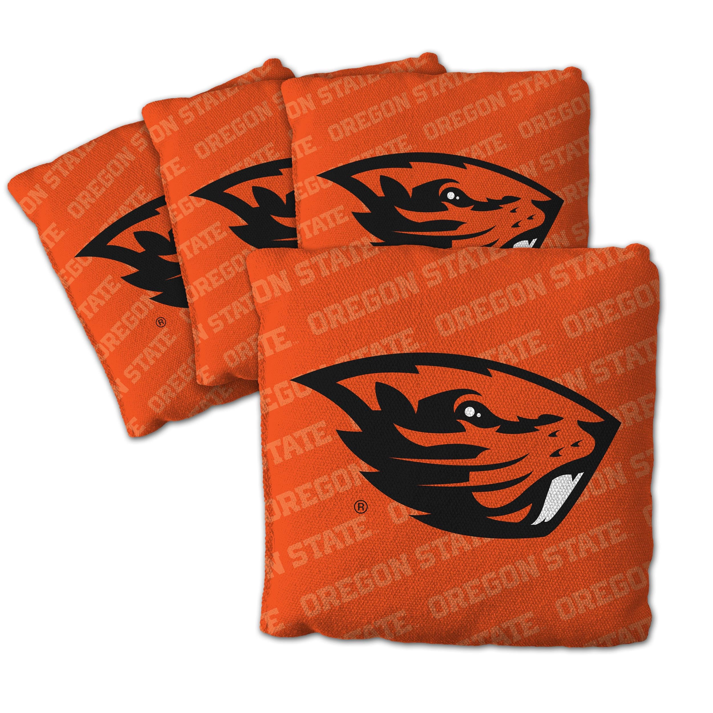YouTheFan NCAA Oregon State Beavers Cornhole Bags - 4PK - Orange - Sports Collectibles, Sports Memorabilia, Sports Fan Shop, Sports Gifts