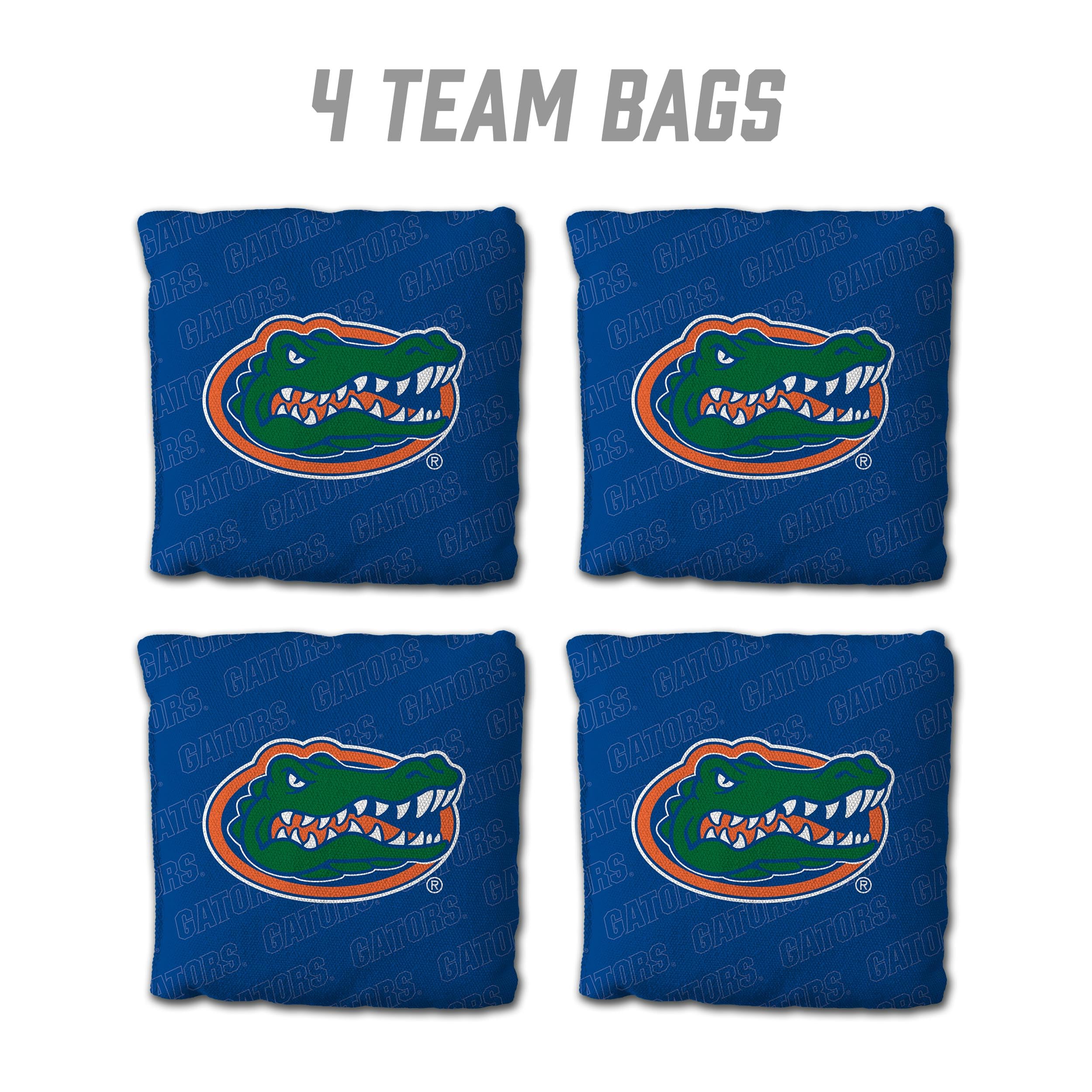 YouTheFan NCAA Florida Gators Cornhole Bags - 4PK - Blue - Sports Collectibles, Sports Memorabilia, Sports Fan Shop, Sports Gifts