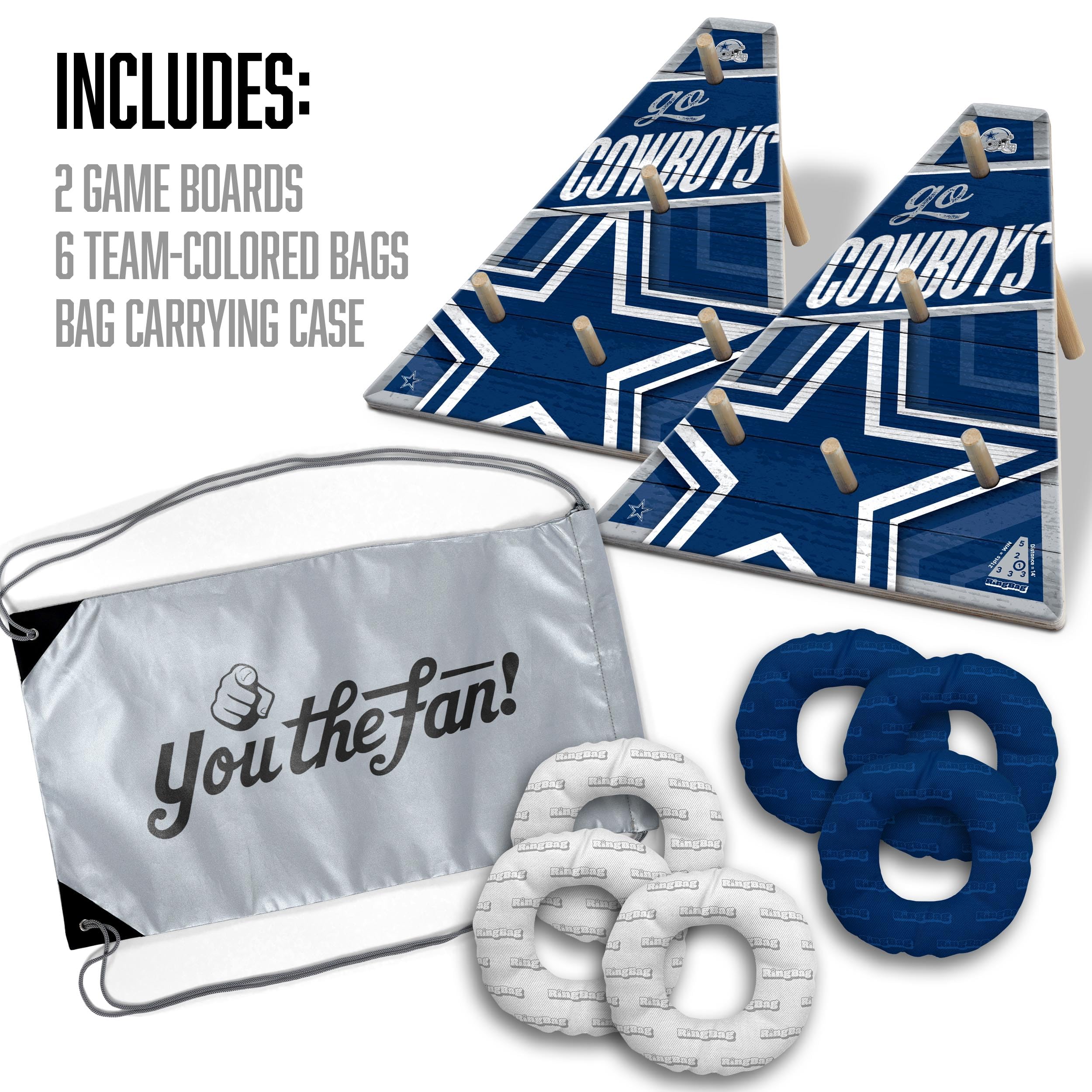 YouTheFan NFL Dallas Cowboys RingBag - Sports Collectibles, Sports Memorabilia, Sports Fan Shop, Sports Gifts