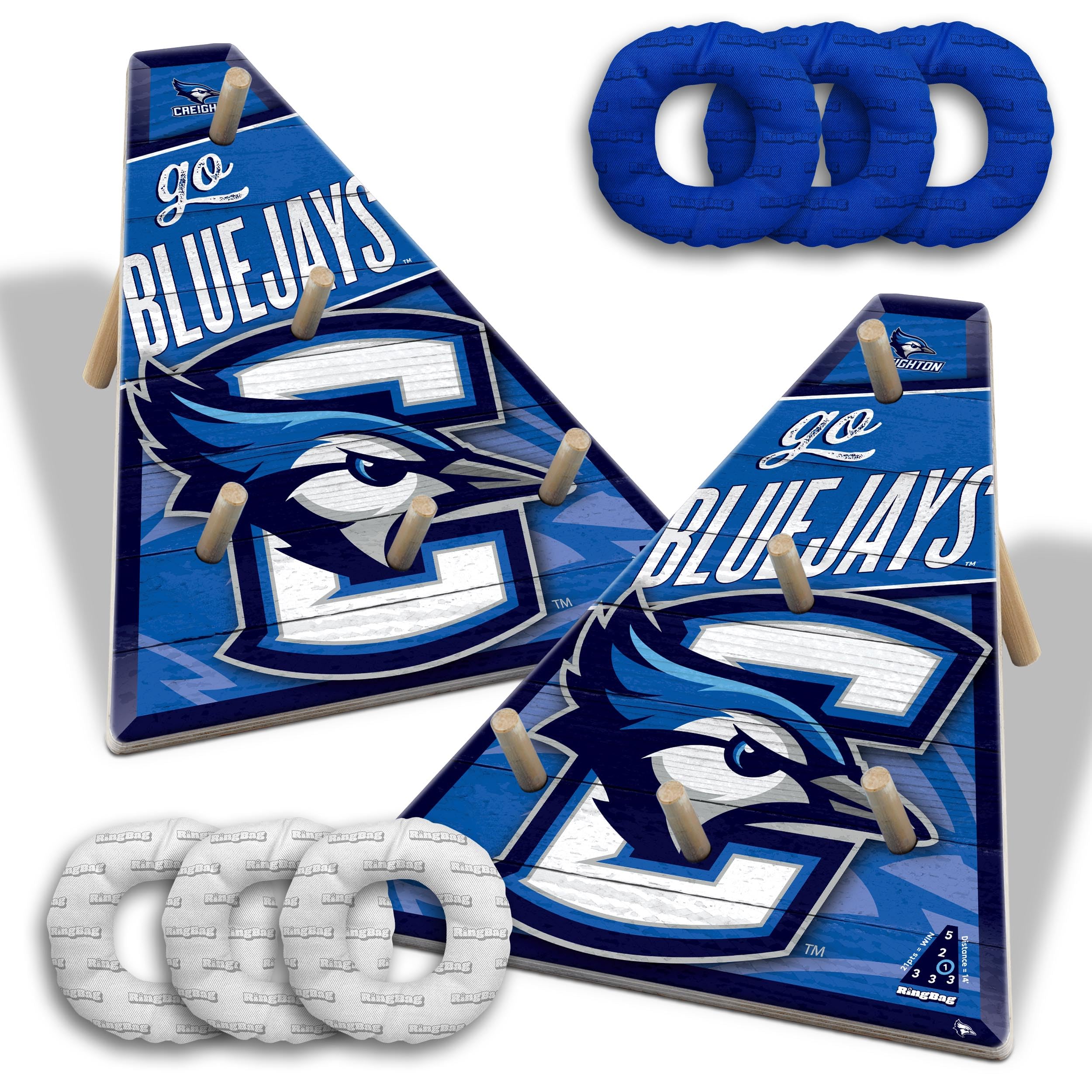 YouTheFan NCAA Creighton Bluejays RingBag - Sports Collectibles, Sports Memorabilia, Sports Fan Shop, Sports Gifts