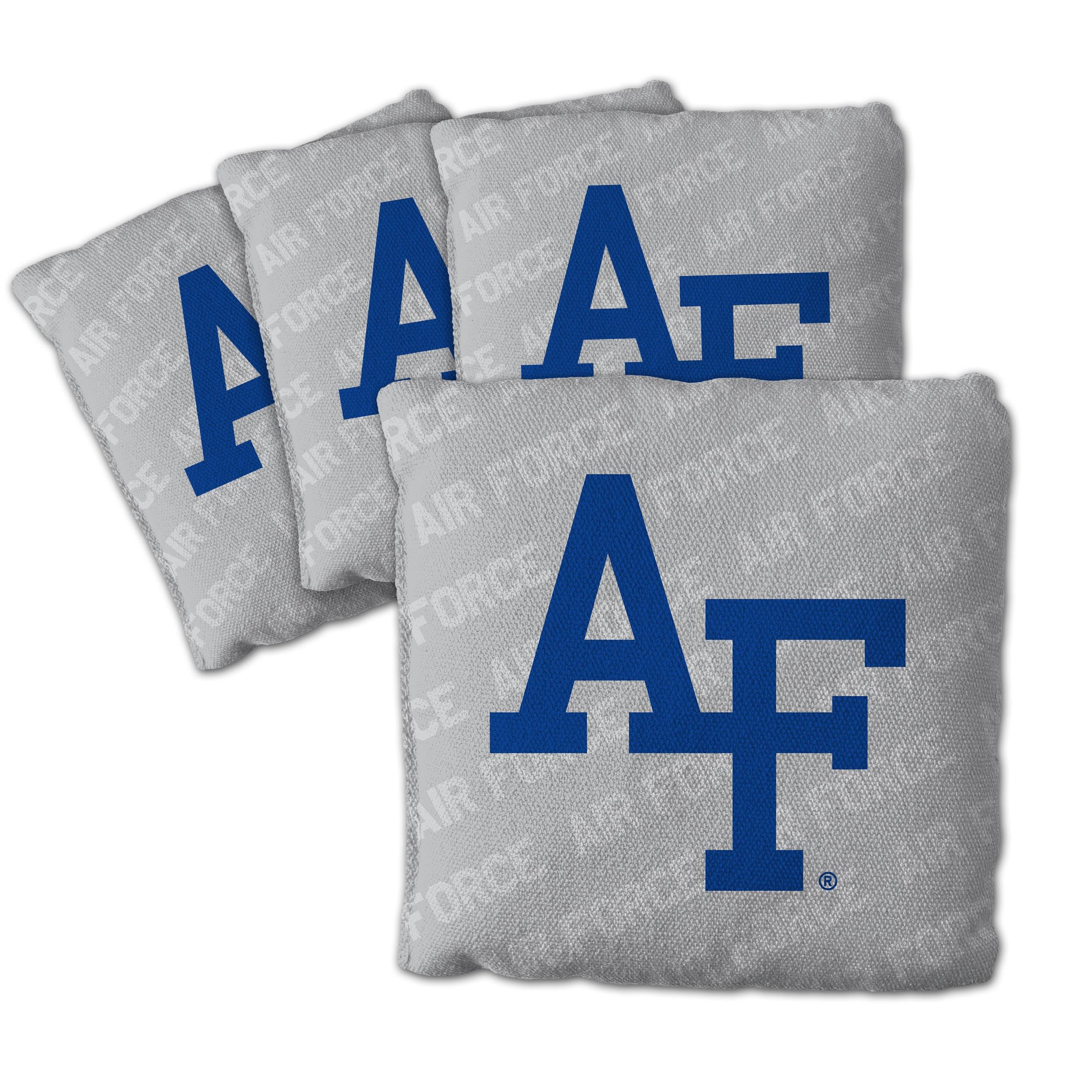 YouTheFan NCAA Air Force Academy Cornhole Bags - 4PK - Grey - Sports Collectibles, Sports Memorabilia, Sports Fan Shop, Sports Gifts