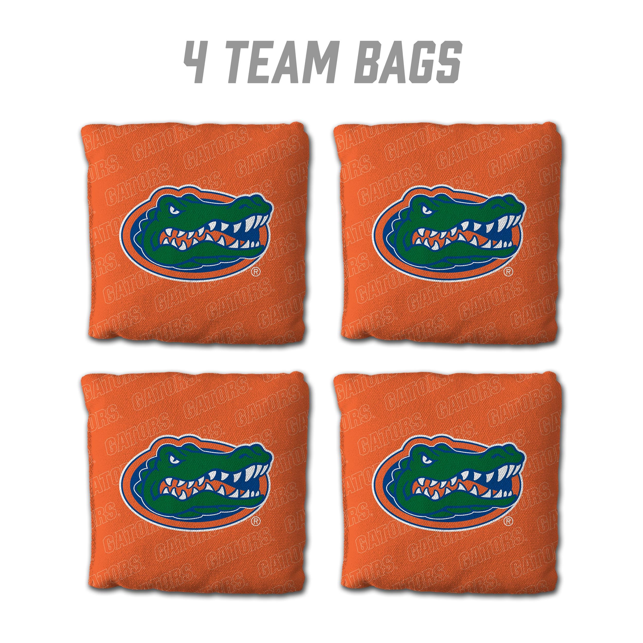 YouTheFan NCAA Florida Gators Cornhole Bags - 4PK - Orange - Sports Collectibles, Sports Memorabilia, Sports Fan Shop, Sports Gifts