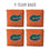 YouTheFan NCAA Florida Gators Cornhole Bags - 4PK - Orange - Sports Collectibles, Sports Memorabilia, Sports Fan Shop, Sports Gifts