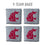 YouTheFan NCAA Washington State Cougars Cornhole Bags - 4PK - Grey - Sports Collectibles, Sports Memorabilia, Sports Fan Shop, Sports Gifts