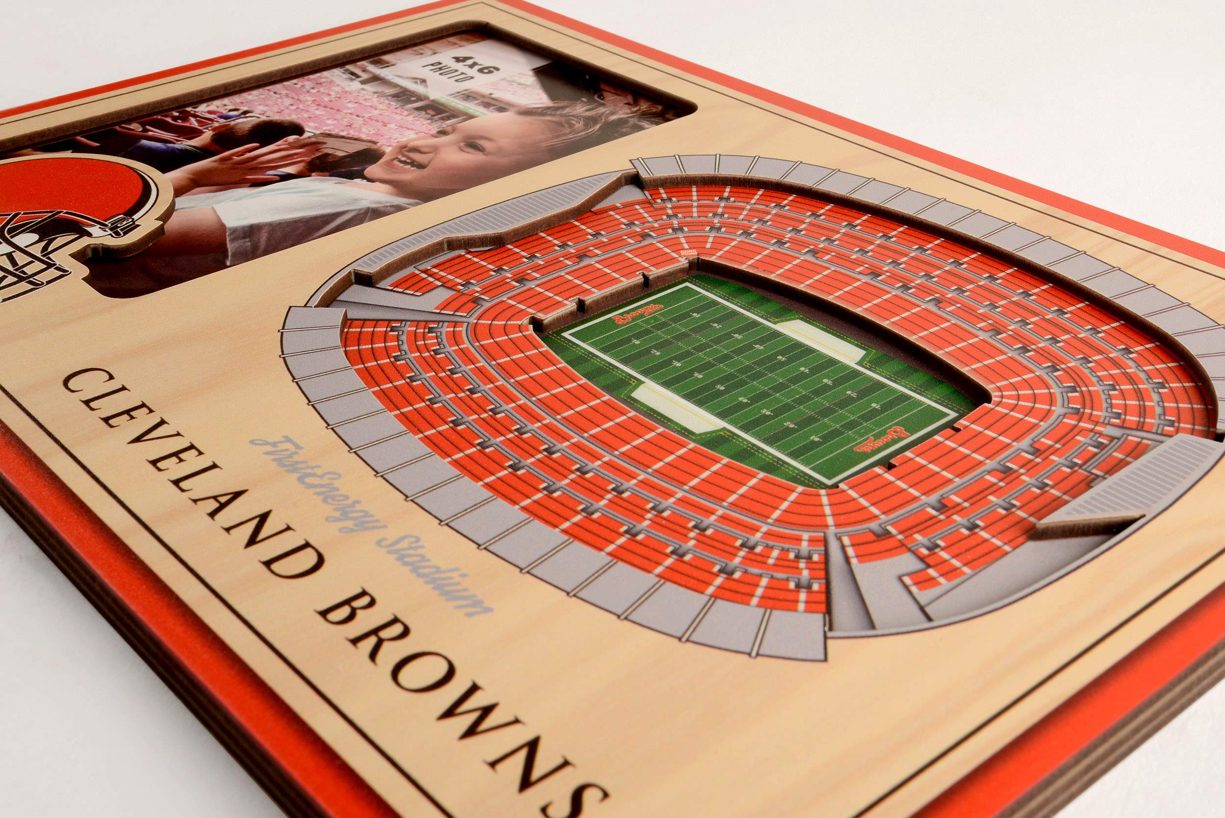 YouTheFan NFL Cleveland Browns 3D StadiumViews Picture Frame - Sports Collectibles, Sports Memorabilia, Sports Fan Shop, Sports Gifts