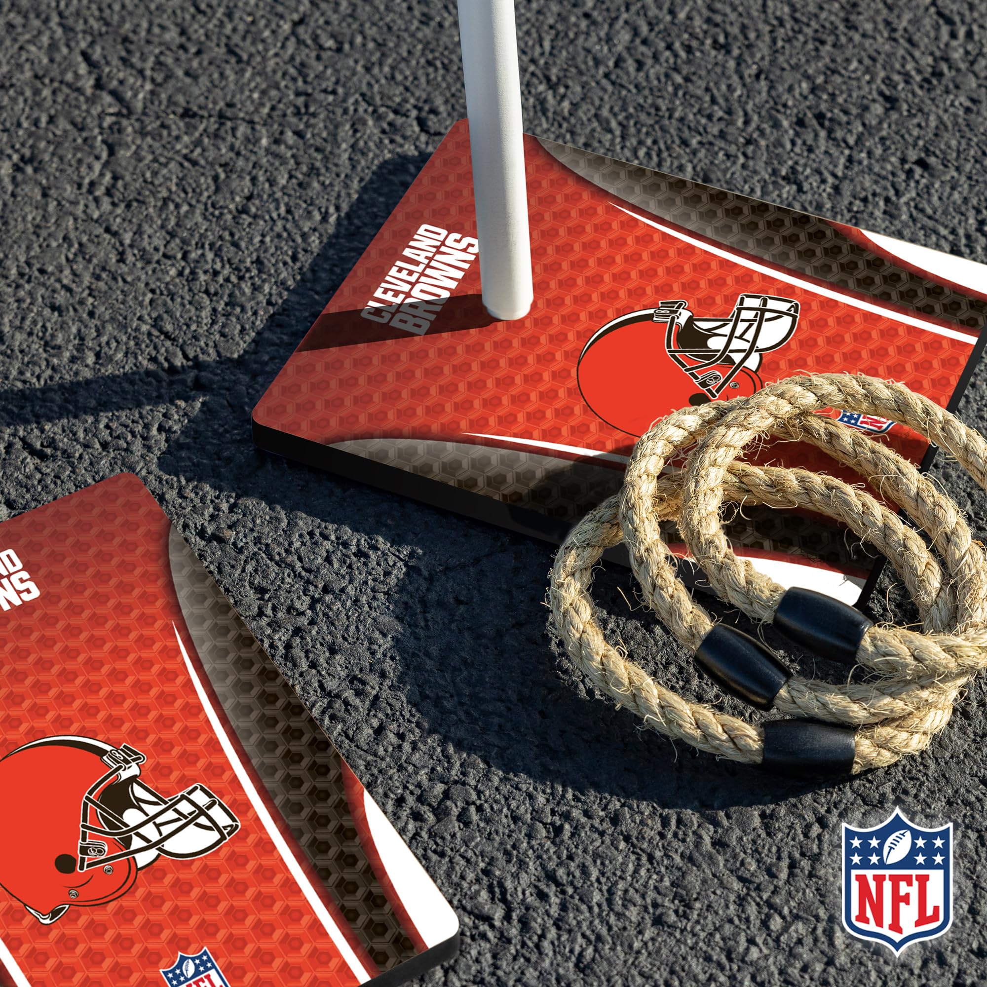 Wild Sports NFL Quoits Set with Direct Print HD Team Graphics – Tailgate Ring Toss Game – Great Gift for Any Football Fan! Ring Toss Family Outdoor Games for The Beach, BBQ, or Tailgate Party - Sports Collectibles, Sports Memorabilia, Sports Fan Shop, Sports Gifts