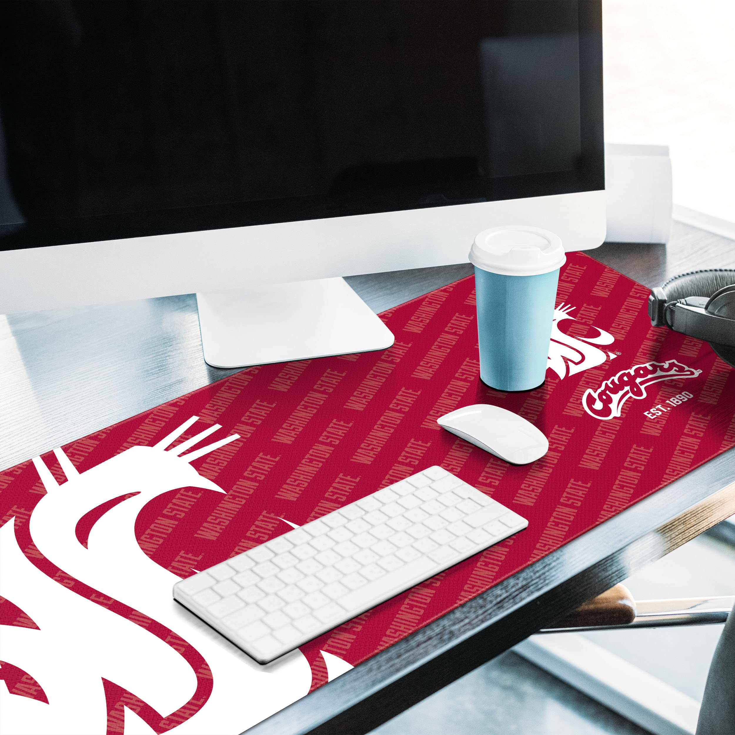 YouTheFan NCAA Washington State Cougars Logo Series Desk Pad - Sports Collectibles, Sports Memorabilia, Sports Fan Shop, Sports Gifts