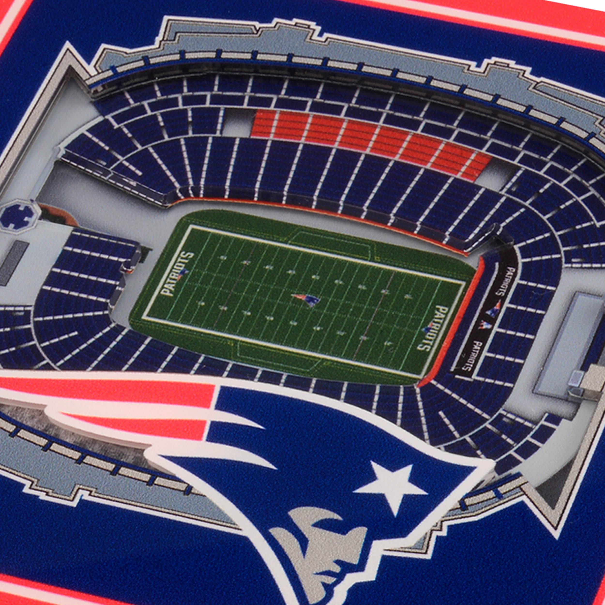 YouTheFan NFL New England Patriots Licensed Fan Cribbage Wood Board Game - Sports Collectibles, Sports Memorabilia, Sports Fan Shop, Sports Gifts