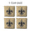 YouTheFan NFL New Orleans Saints Cornhole Bags - 4PK - Gold - Sports Collectibles, Sports Memorabilia, Sports Fan Shop, Sports Gifts