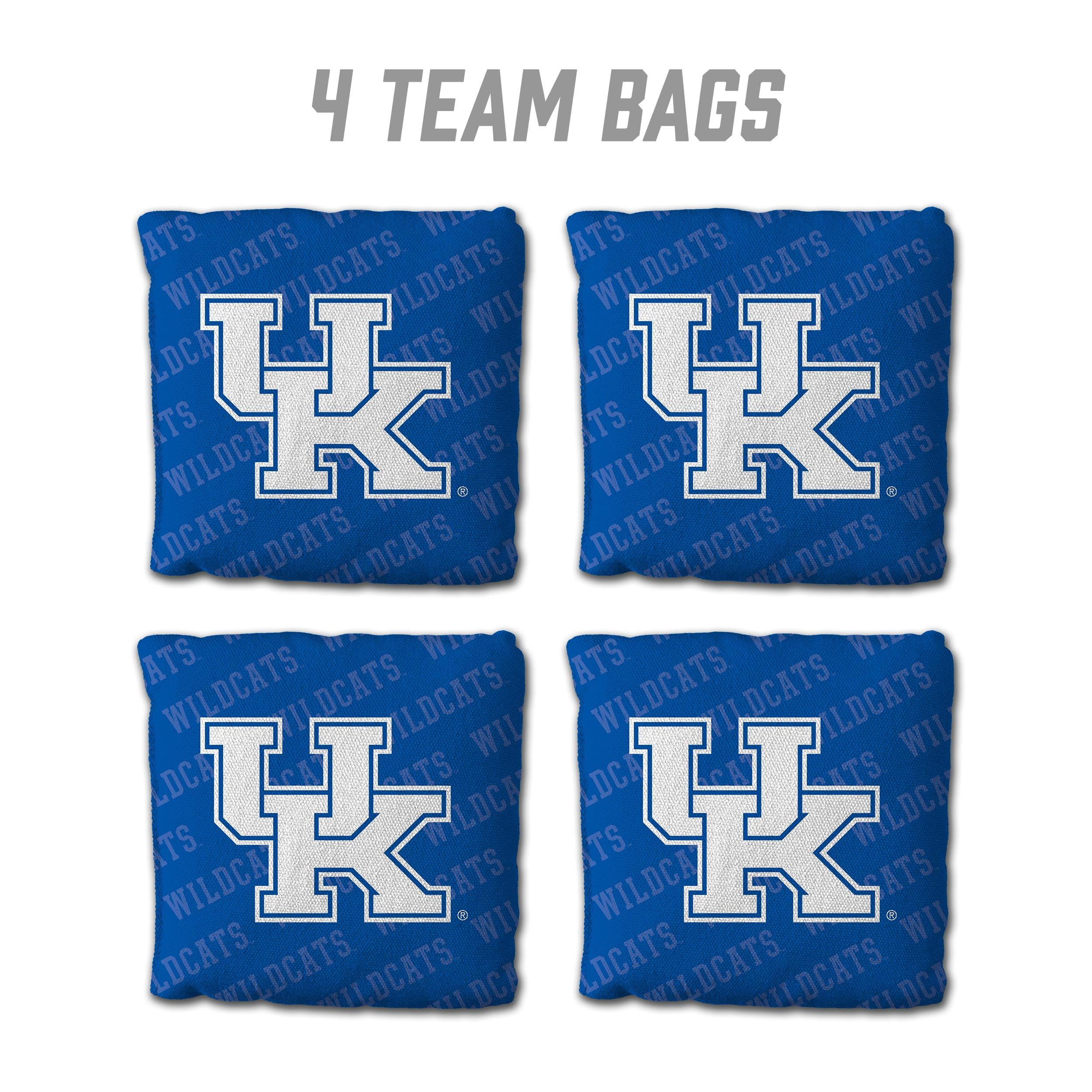 YouTheFan NCAA Kentucky Wildcats - Cornhole Bags - 4PK - Blue - Sports Collectibles, Sports Memorabilia, Sports Fan Shop, Sports Gifts