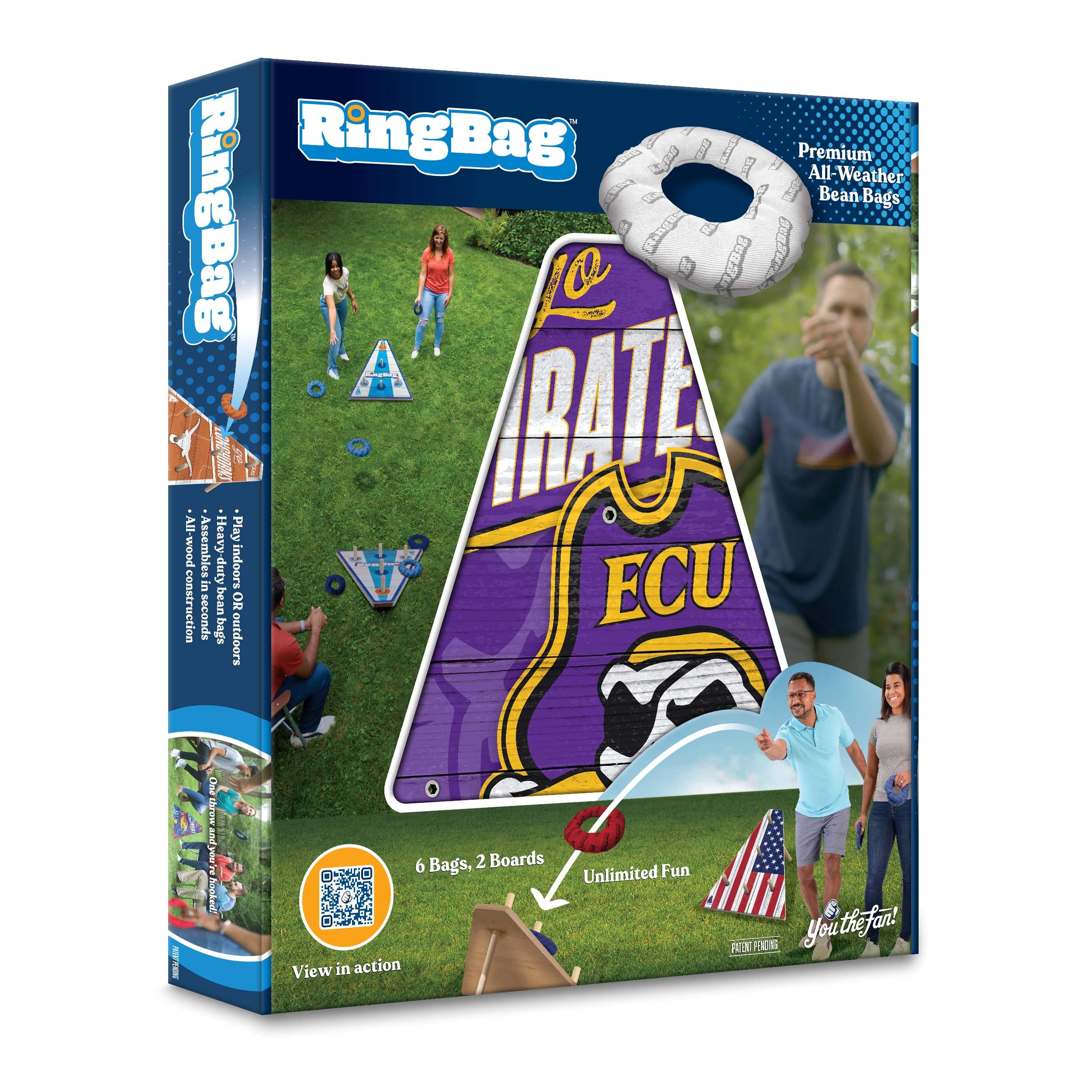 YouTheFan NCAA East Carolina Pirates RingBag - Sports Collectibles, Sports Memorabilia, Sports Fan Shop, Sports Gifts