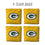 YouTheFan NFL Green Bay Packers Cornhole Bags - 4PK - Yellow - Sports Collectibles, Sports Memorabilia, Sports Fan Shop, Sports Gifts