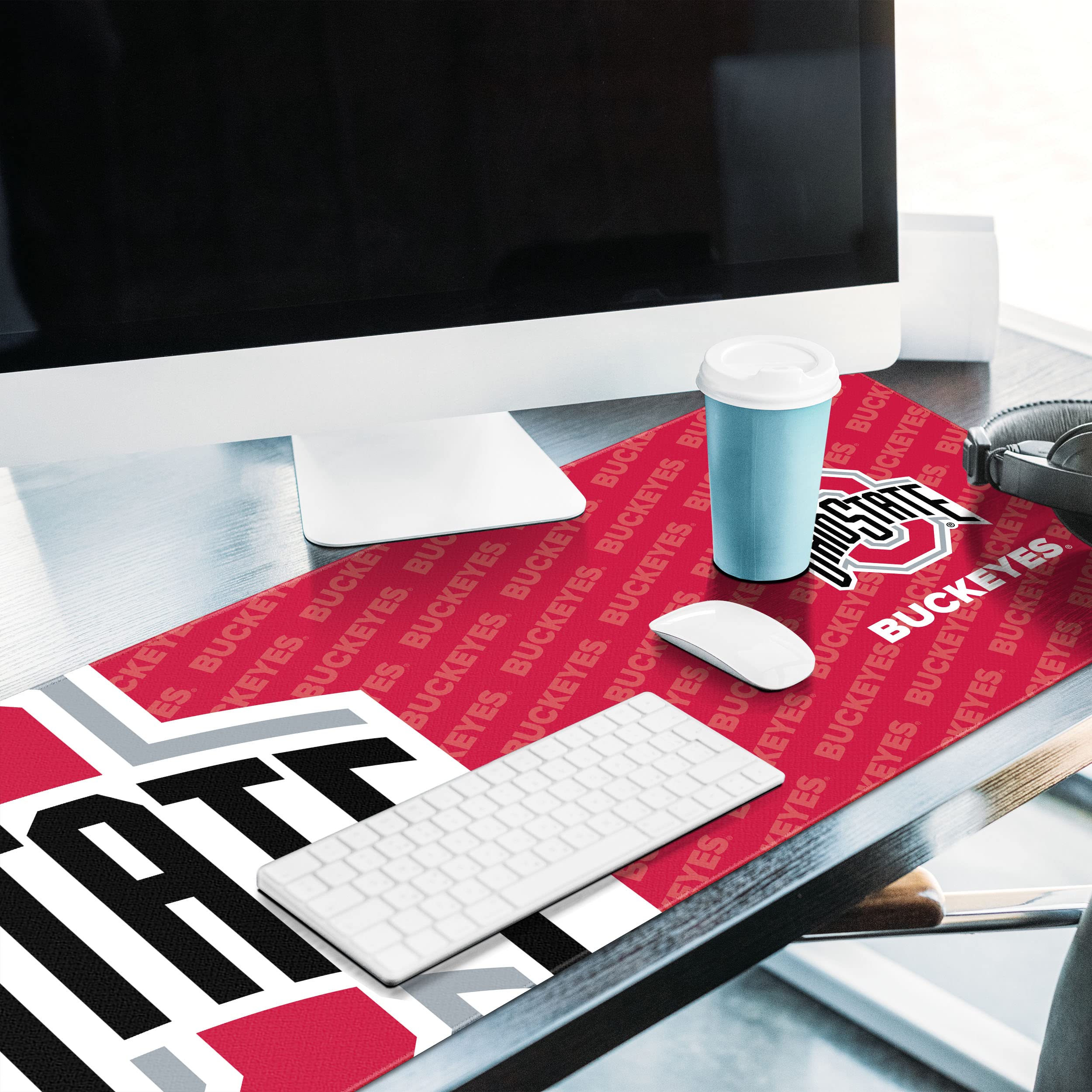 YouTheFan NCAA Ohio State Buckeyes Logo Series Desk Pad - Sports Collectibles, Sports Memorabilia, Sports Fan Shop, Sports Gifts
