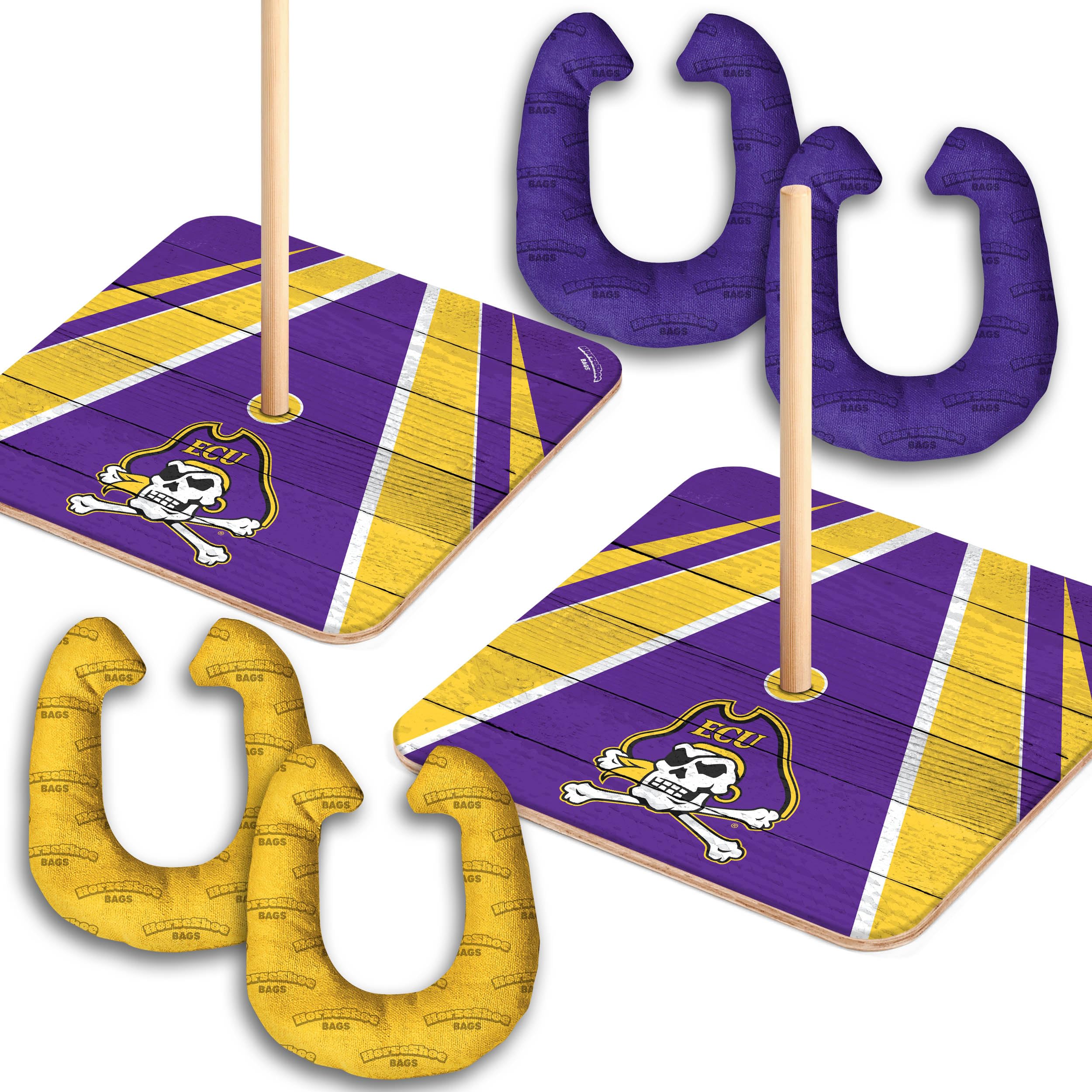 YouTheFan NCAA East Carolina Pirates Horseshoe Bags - Sports Collectibles, Sports Memorabilia, Sports Fan Shop, Sports Gifts