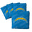 YouTheFan NFL Los Angeles Chargers Cornhole Bags - 4PK - Blue - Sports Collectibles, Sports Memorabilia, Sports Fan Shop, Sports Gifts
