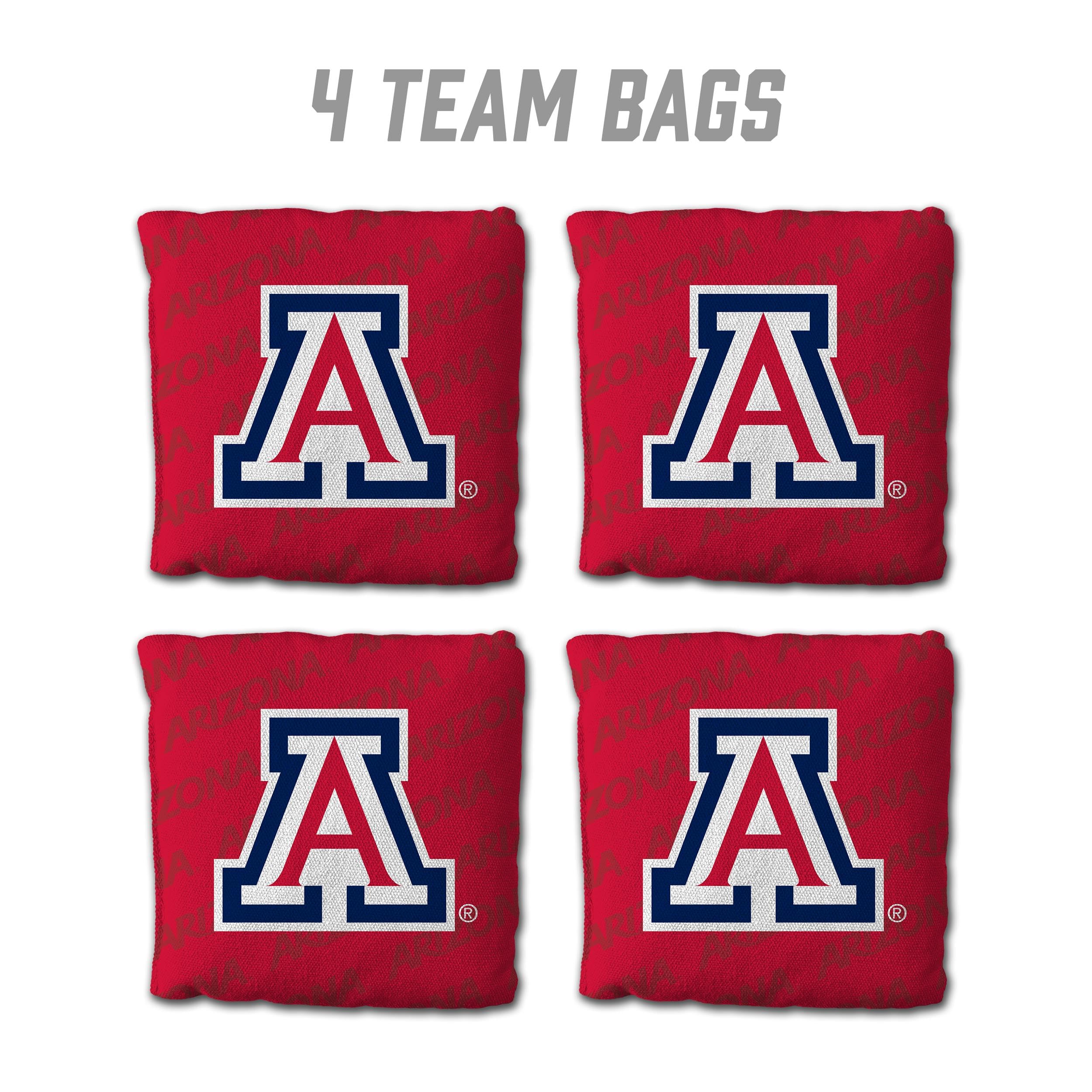 YouTheFan NCAA Arizona Wildcats Cornhole Bags - 4PK - Red - Sports Collectibles, Sports Memorabilia, Sports Fan Shop, Sports Gifts