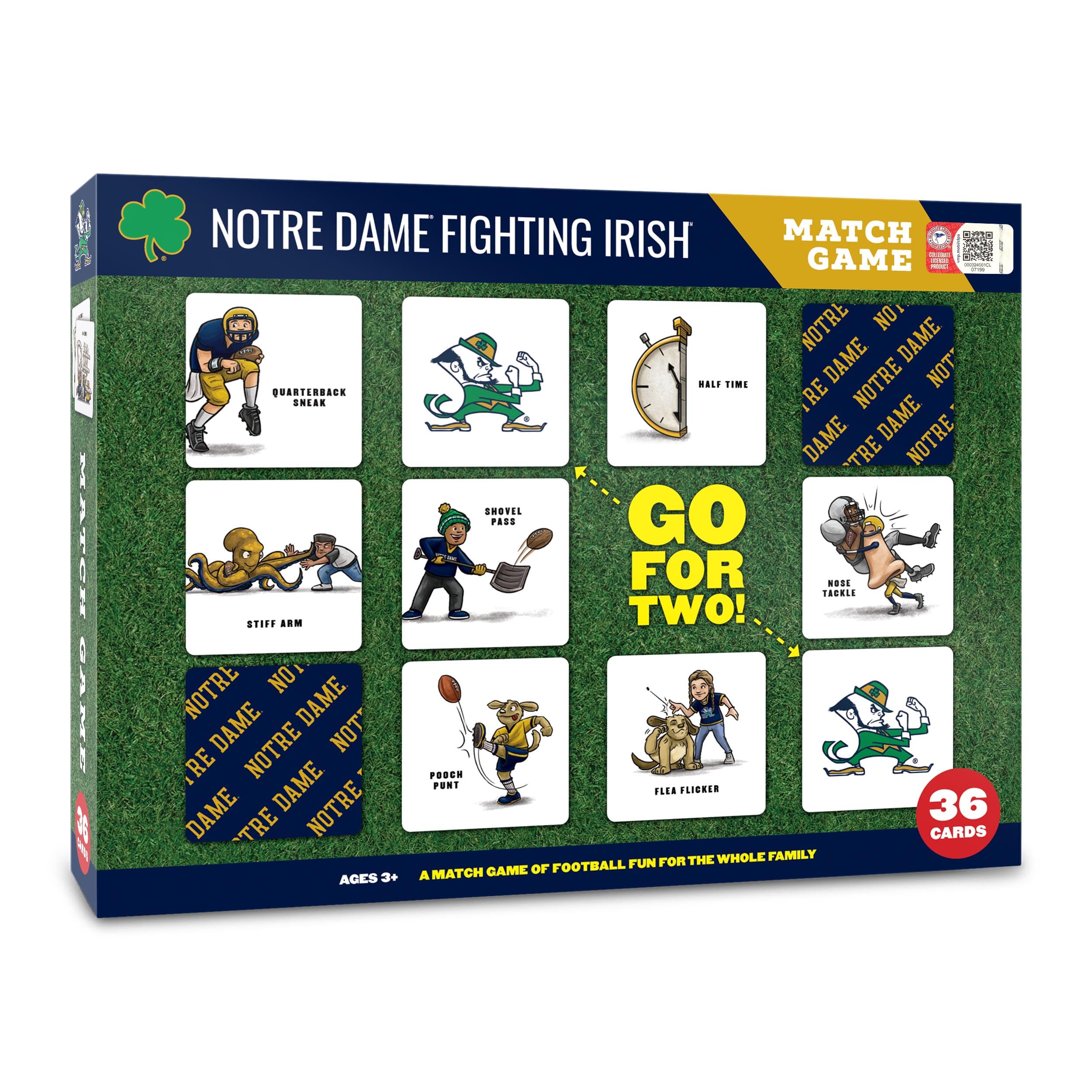 YouTheFan NCAA Notre Dame Fighting Irish Memory Match Game - Sports Collectibles, Sports Memorabilia, Sports Fan Shop, Sports Gifts