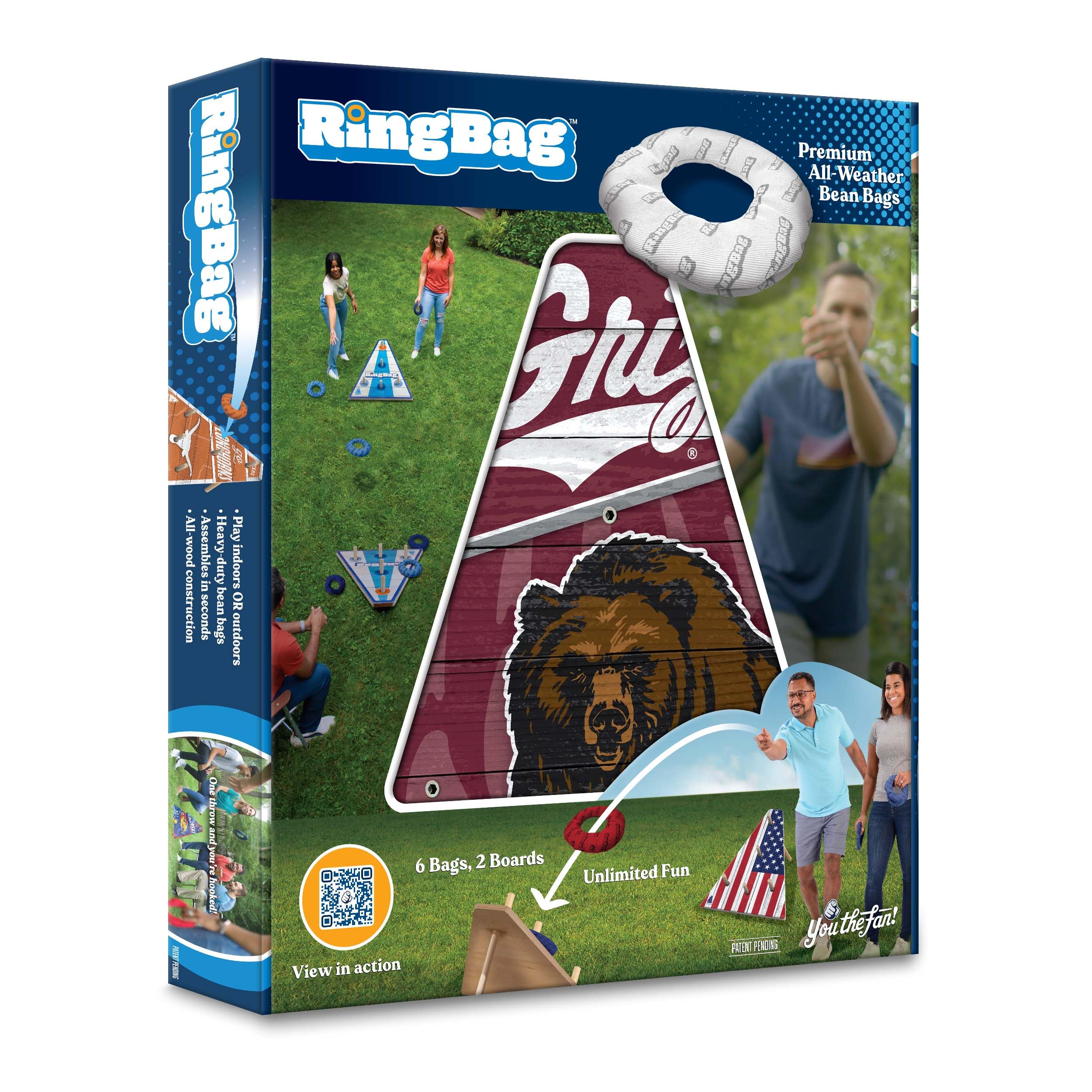 YouTheFan NCAA Montana Grizzlies RingBag - Sports Collectibles, Sports Memorabilia, Sports Fan Shop, Sports Gifts