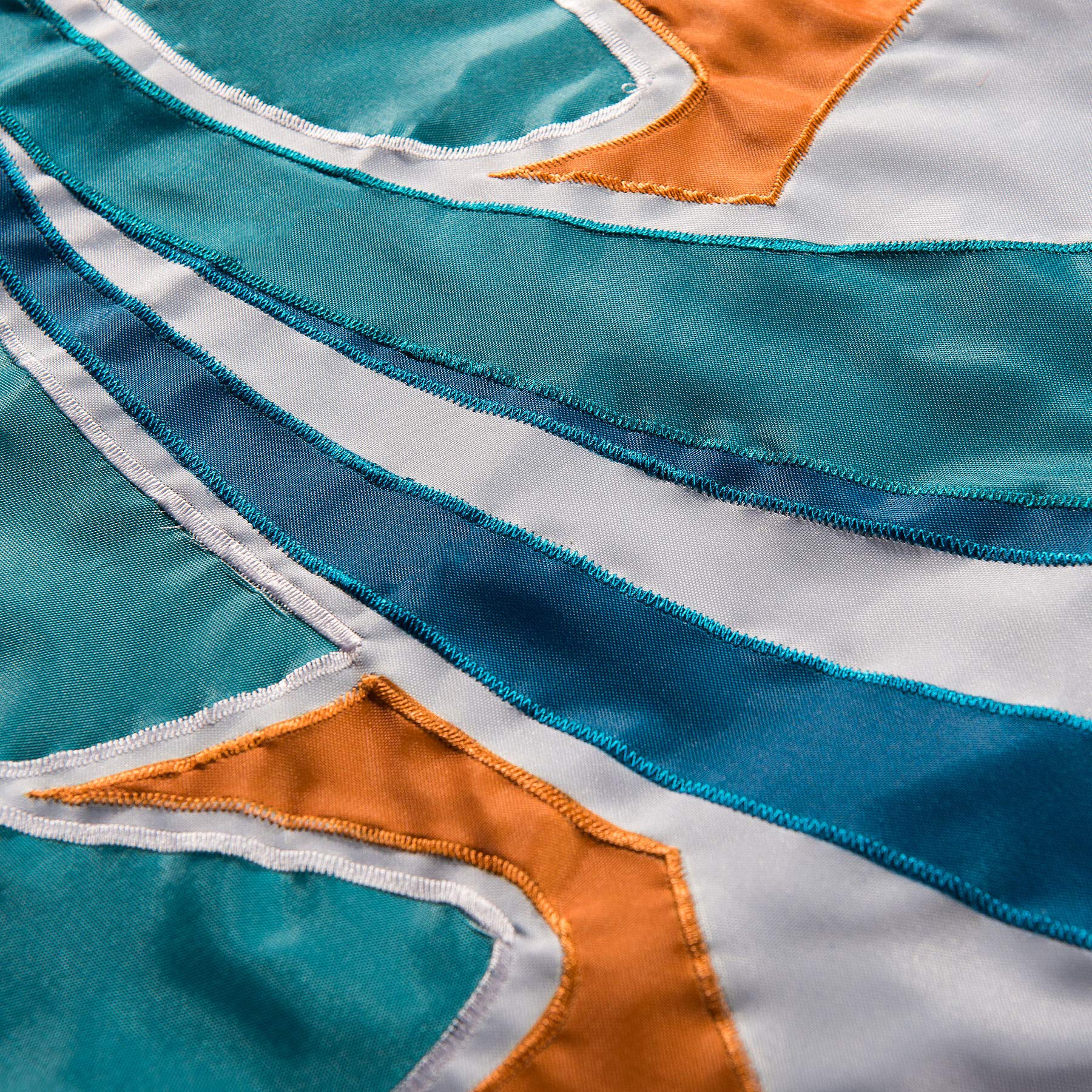 WinCraft Miami Dolphins Embroidered Nylon Flag - Sports Collectibles, Sports Memorabilia, Sports Fan Shop, Sports Gifts