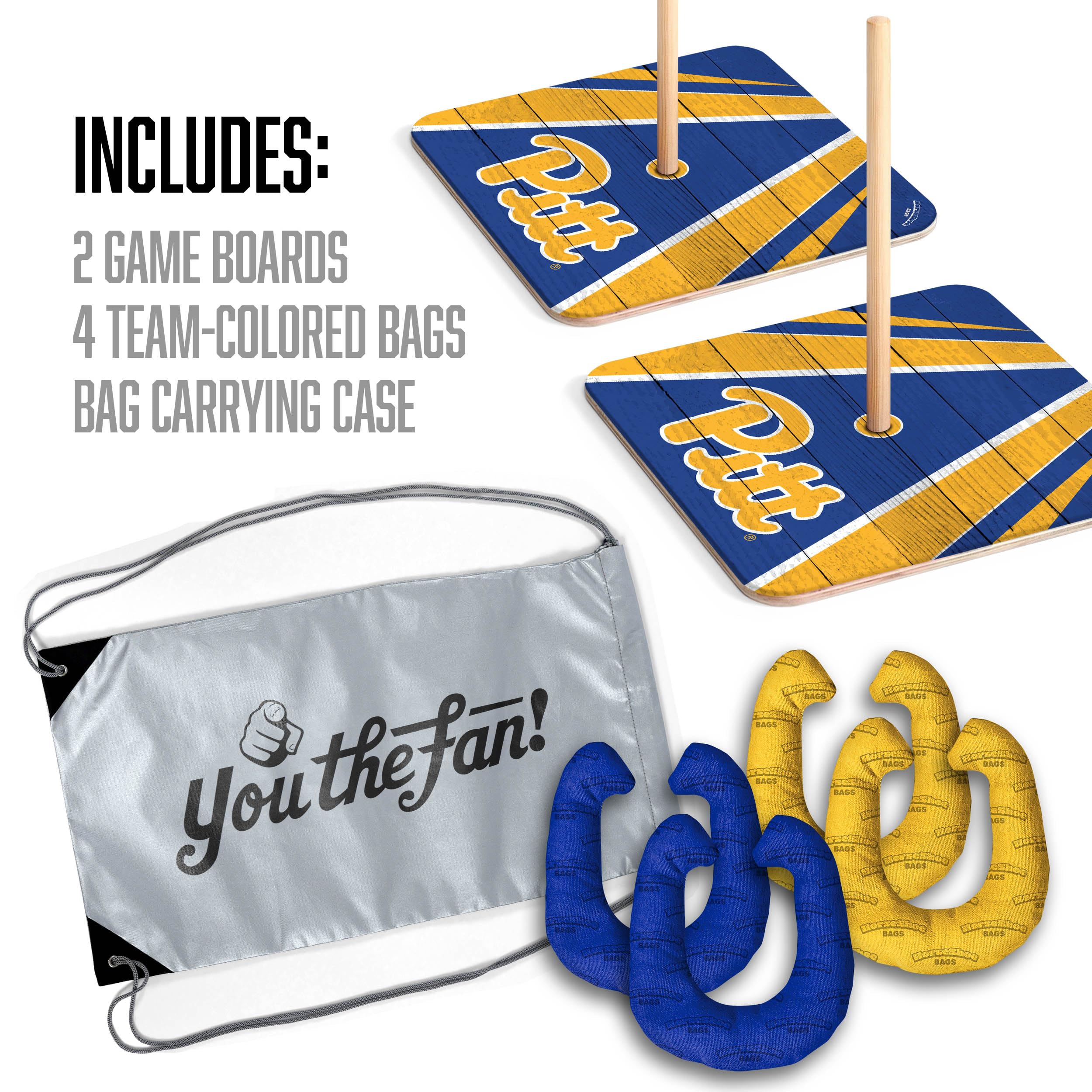 YouTheFan NCAA Pittsburgh Panthers Horseshoe Bags - Sports Collectibles, Sports Memorabilia, Sports Fan Shop, Sports Gifts