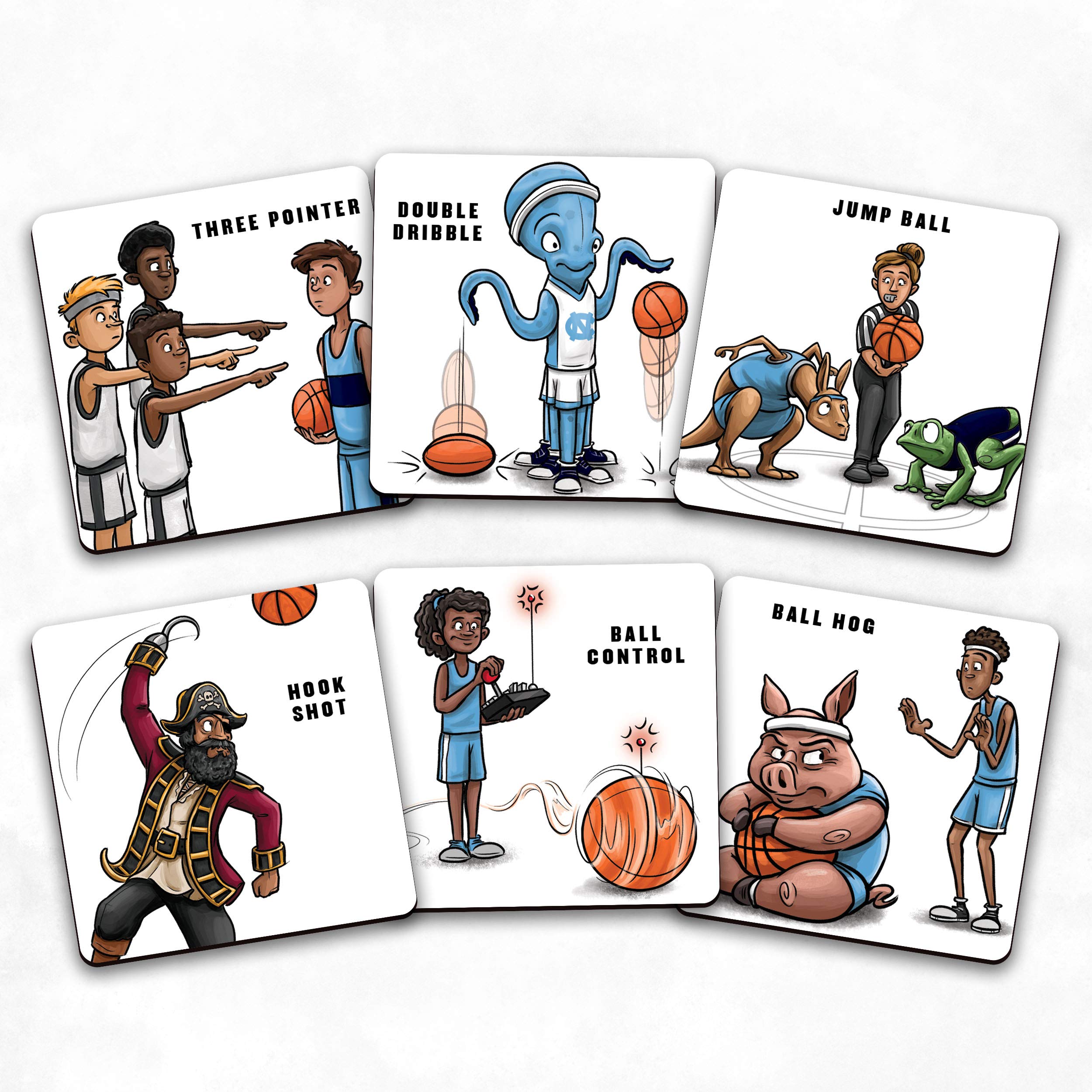 YouTheFan NCAA North Carolina Tar Heels Licensed Memory Match Game Medium - Sports Collectibles, Sports Memorabilia, Sports Fan Shop, Sports Gifts
