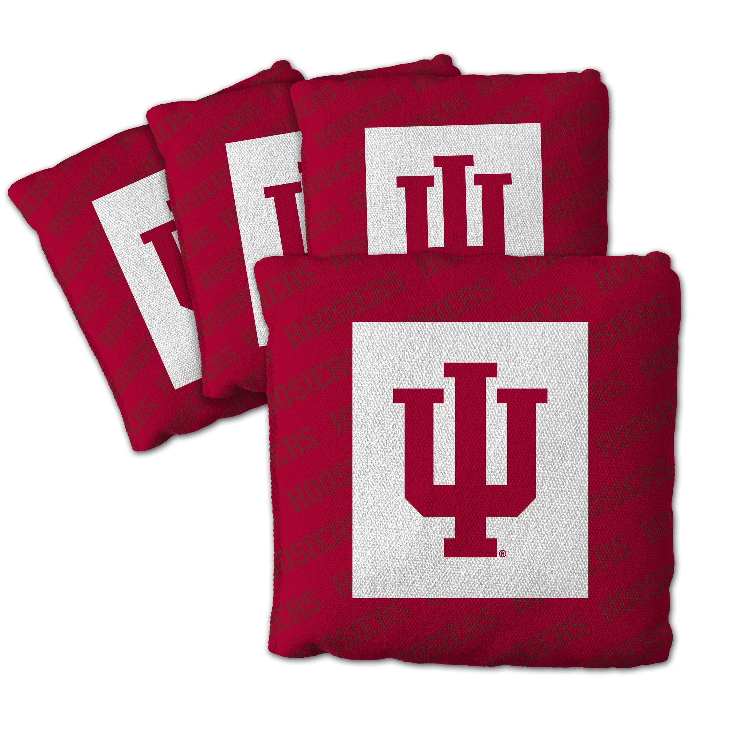 YouTheFan NCAA Indiana Hoosiers Cornhole Bags - 4PK - Red - Sports Collectibles, Sports Memorabilia, Sports Fan Shop, Sports Gifts