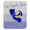 Pegasus Sports NFL Ultra Fleece State Stripe Blanket- Los Angeles Rams, Team Color, 60x70 - Sports Gifts, Sports Memorabilia, Sports Collectibles, Fan Shop