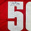 Framed Autographed/Signed Zack Baun 35x39 Wisconsin Red College Football Jersey JSA COA