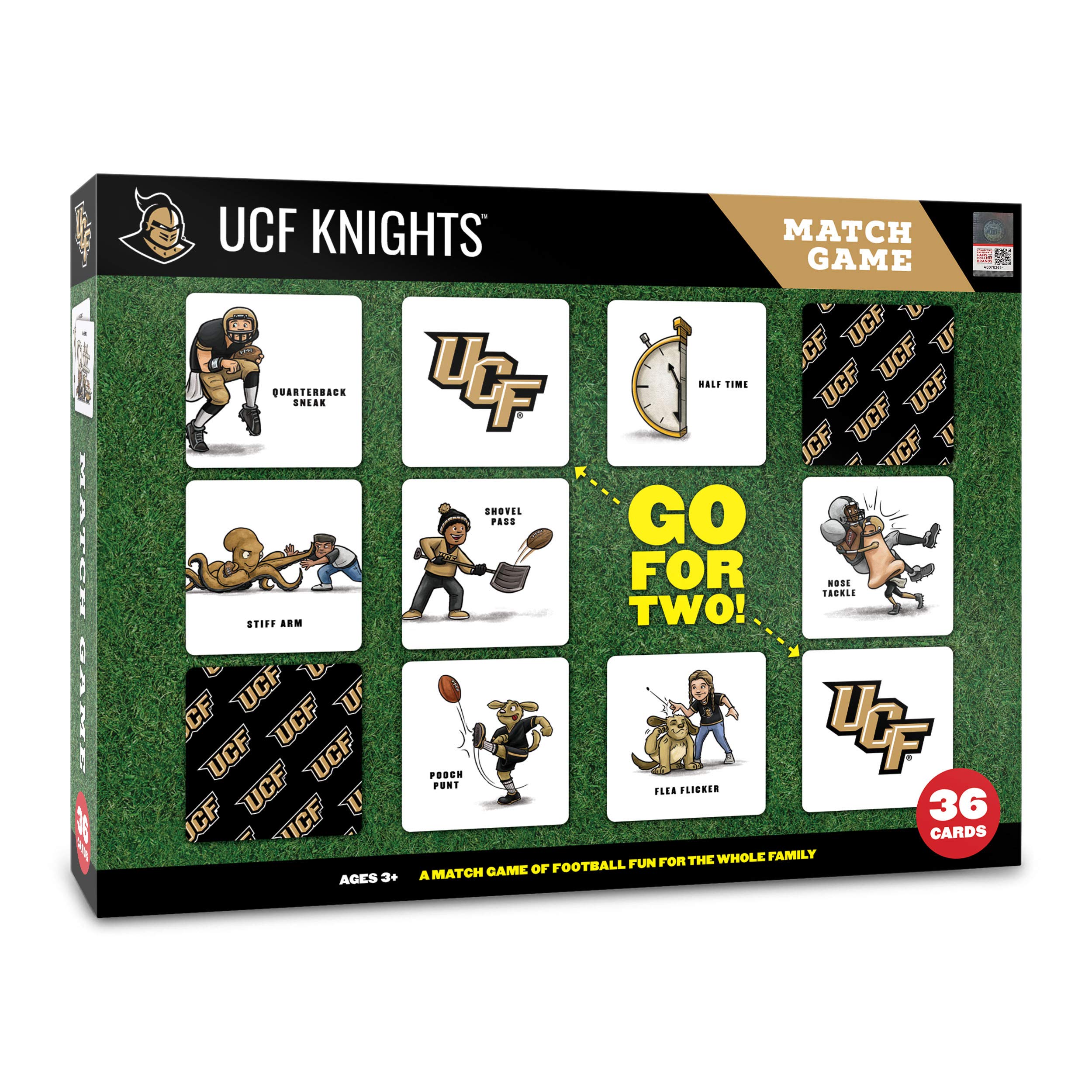 YouTheFan NCAA Central Florida Knights Licensed Memory Match Game - Sports Collectibles, Sports Memorabilia, Sports Fan Shop, Sports Gifts