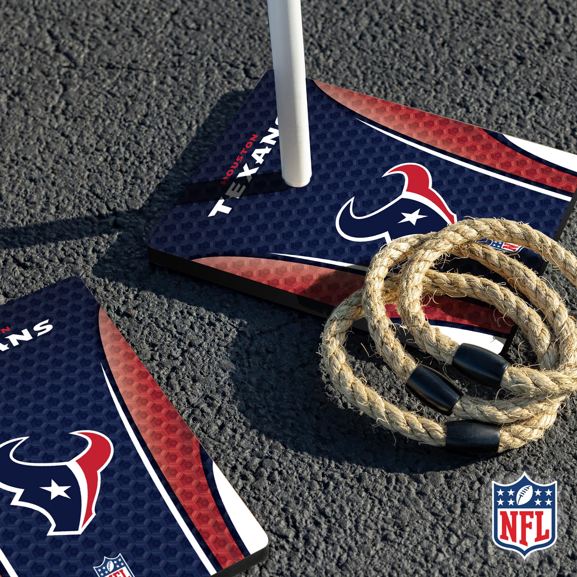 Wild Sports NFL Quoits Set with Direct Print HD Team Graphics – Tailgate Ring Toss Game – Great Gift for Any Football Fan! Ring Toss Family Outdoor Games for The Beach, BBQ, or Tailgate Party - Sports Collectibles, Sports Memorabilia, Sports Fan Shop, Sports Gifts