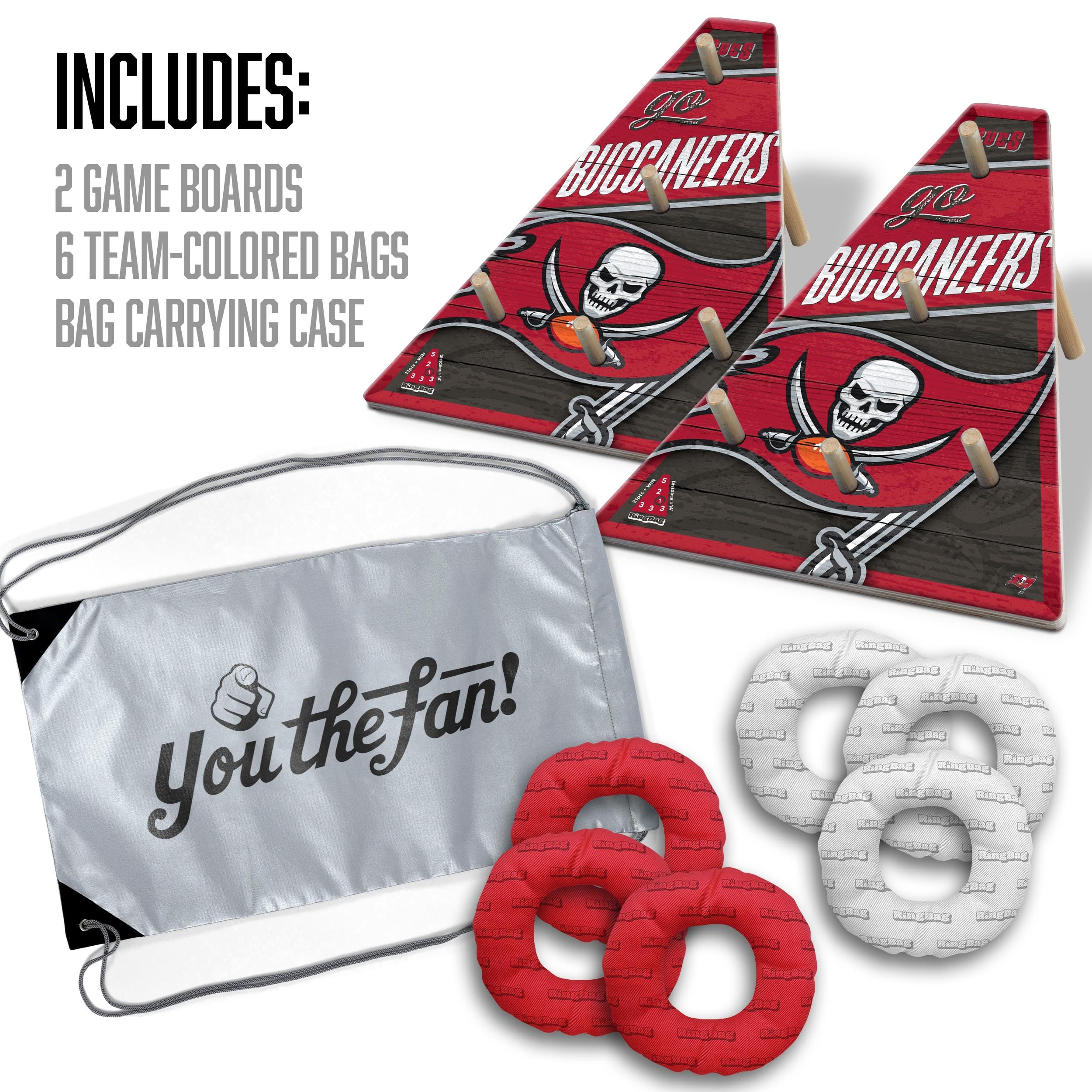 YouTheFan NFL Tampa Bay Buccaneers RingBag - Sports Collectibles, Sports Memorabilia, Sports Fan Shop, Sports Gifts