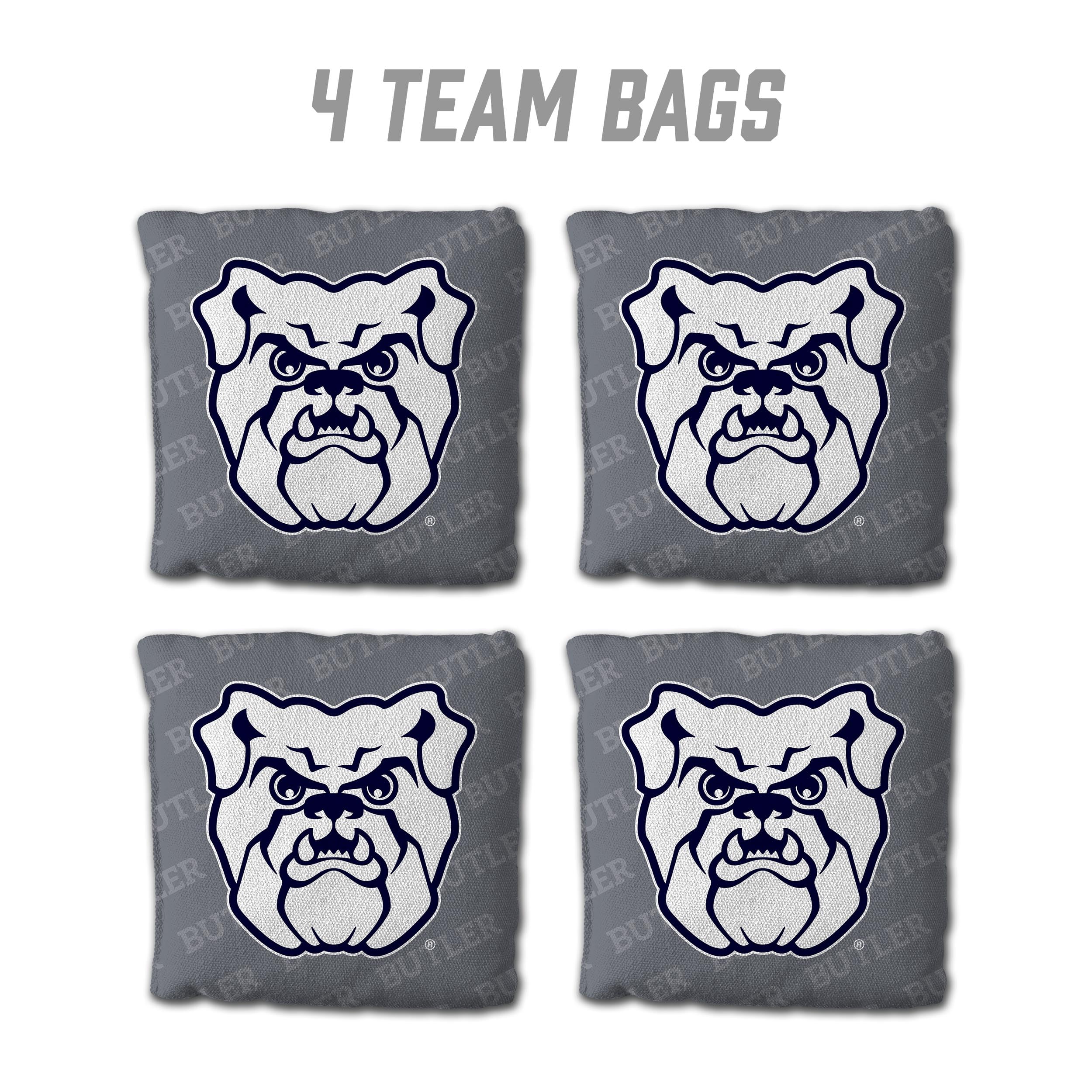 YouTheFan NCAA Butler Bulldogs Cornhole Bags - 4PK - Grey - Sports Collectibles, Sports Memorabilia, Sports Fan Shop, Sports Gifts