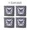 YouTheFan NCAA Butler Bulldogs Cornhole Bags - 4PK - Grey - Sports Collectibles, Sports Memorabilia, Sports Fan Shop, Sports Gifts