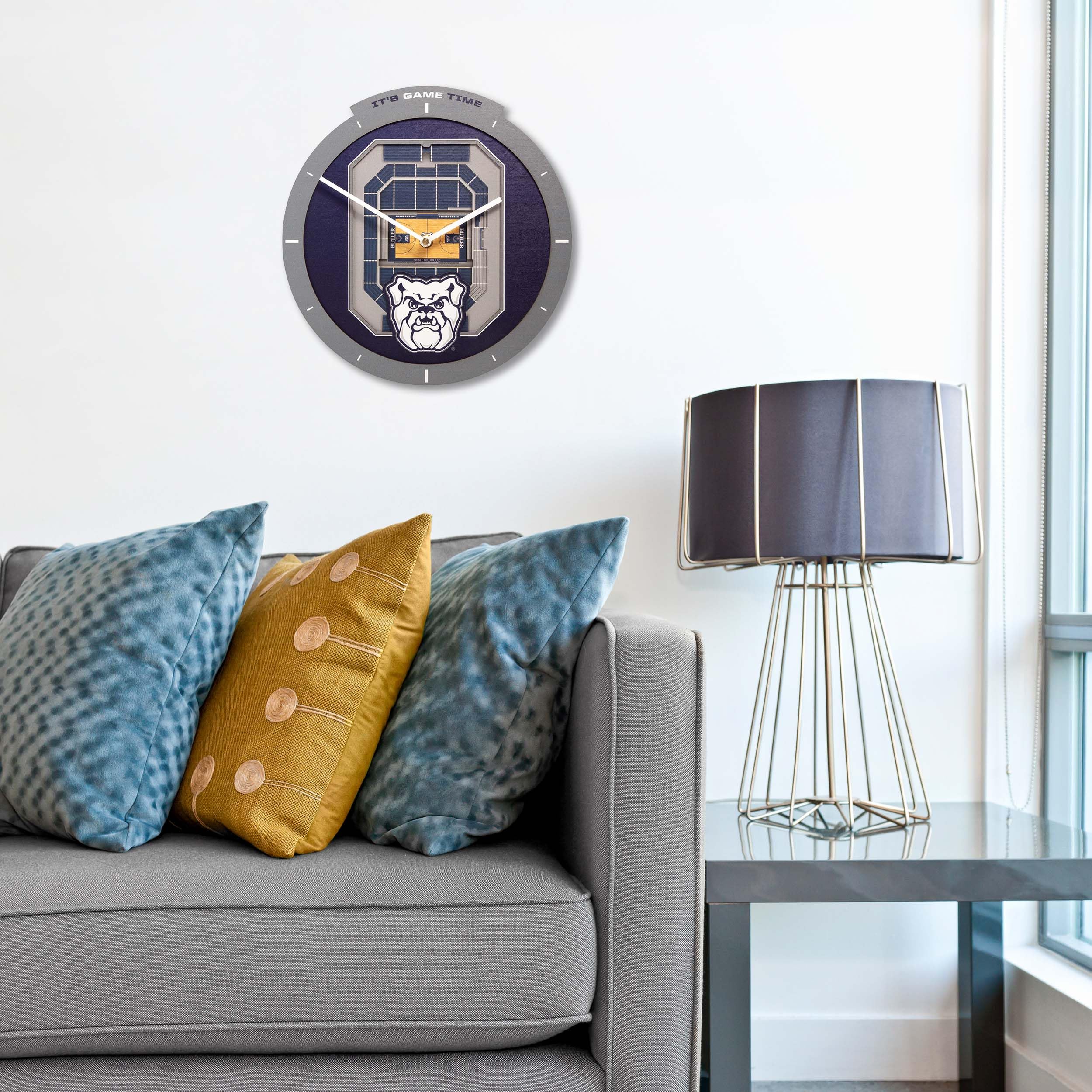 YouTheFan NCAA Butler Bulldogs 3D StadiumView Clock - Sports Collectibles, Sports Memorabilia, Sports Fan Shop, Sports Gifts
