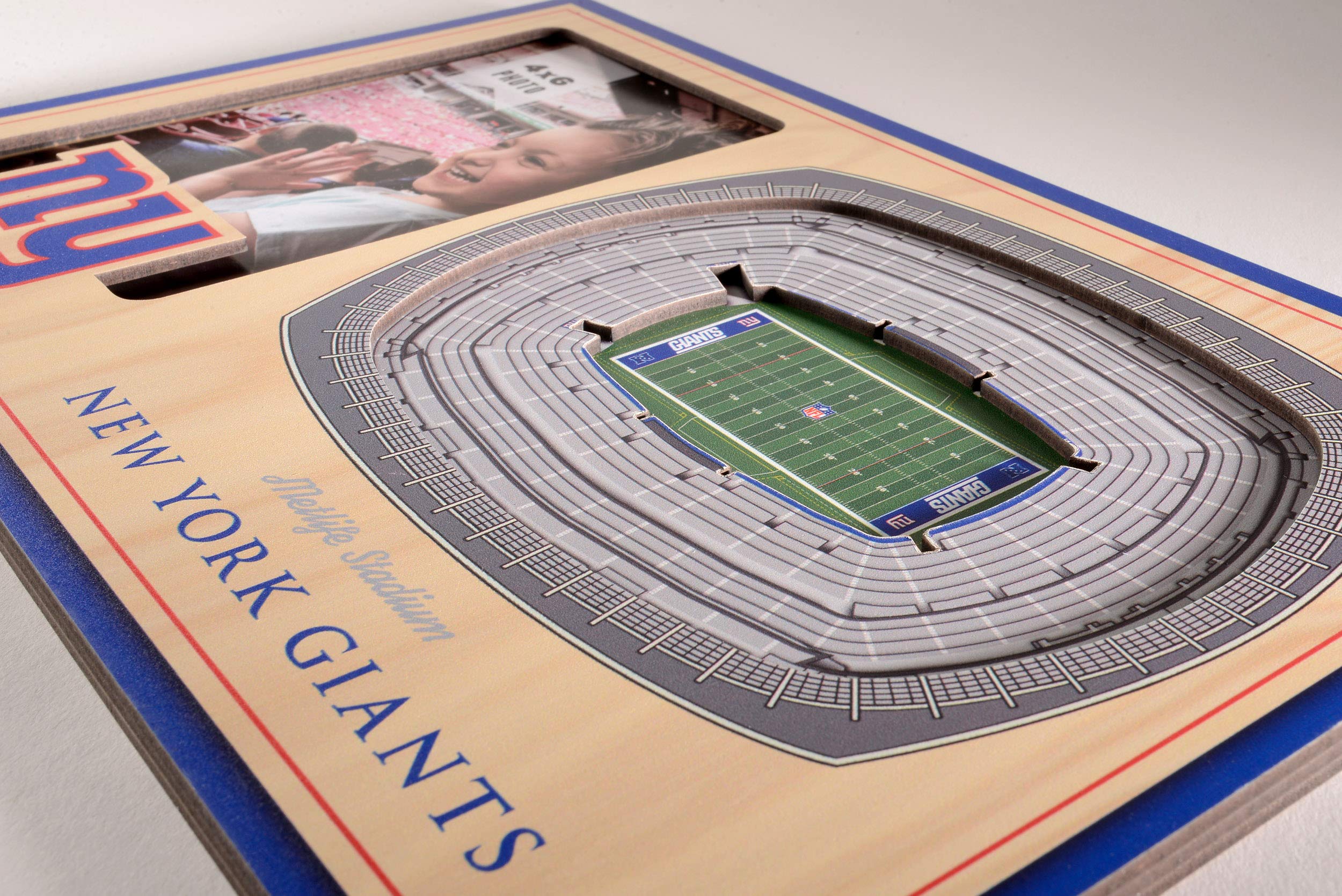 YouTheFan NFL New York Giants 3D StadiumViews Picture Frame - Sports Collectibles, Sports Memorabilia, Sports Fan Shop, Sports Gifts