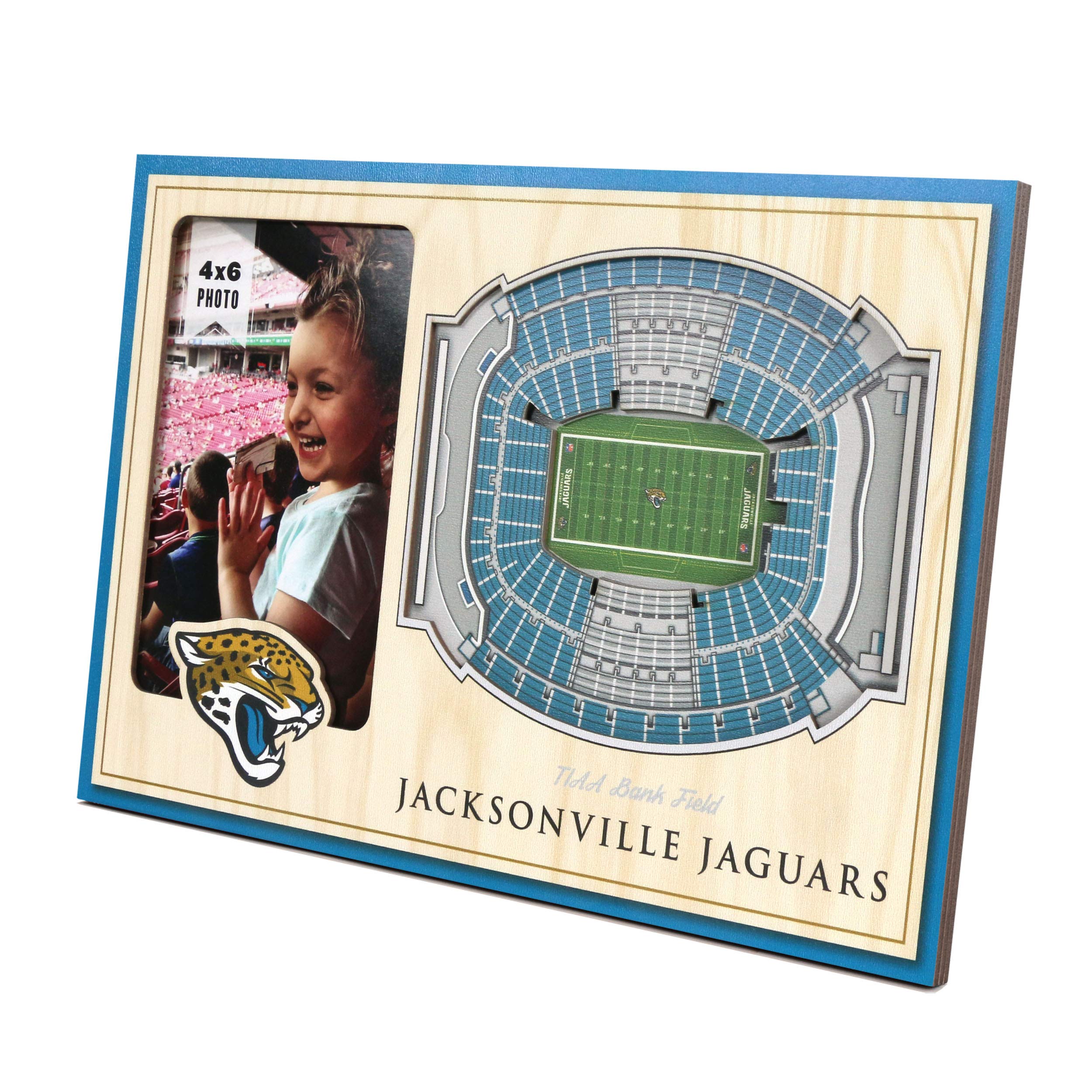 YouTheFan NFL Jacksonville Jaguars 3D StadiumViews Picture Frame - Sports Collectibles, Sports Memorabilia, Sports Fan Shop, Sports Gifts