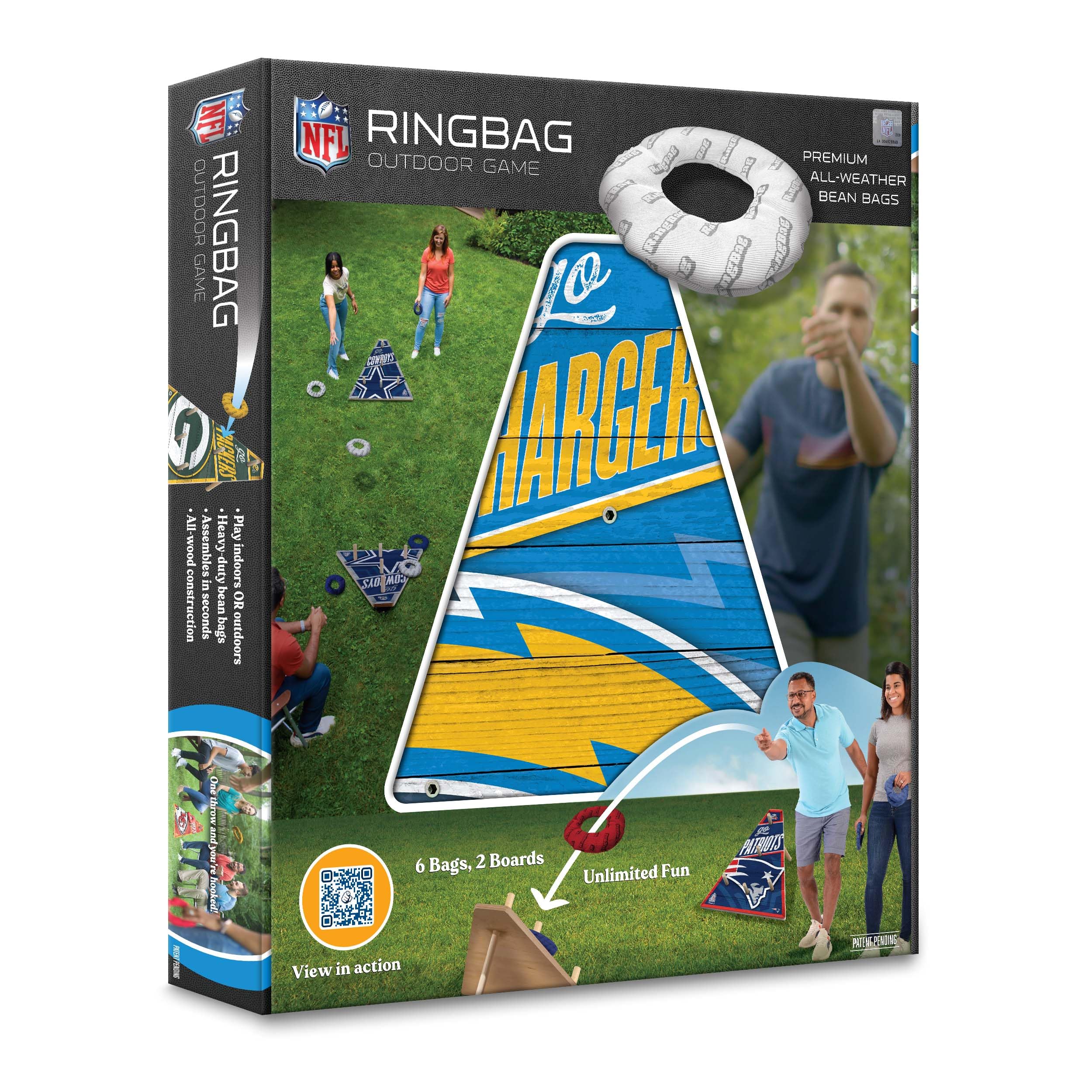 YouTheFan NFL Los Angeles Chargers RingBag - Sports Collectibles, Sports Memorabilia, Sports Fan Shop, Sports Gifts