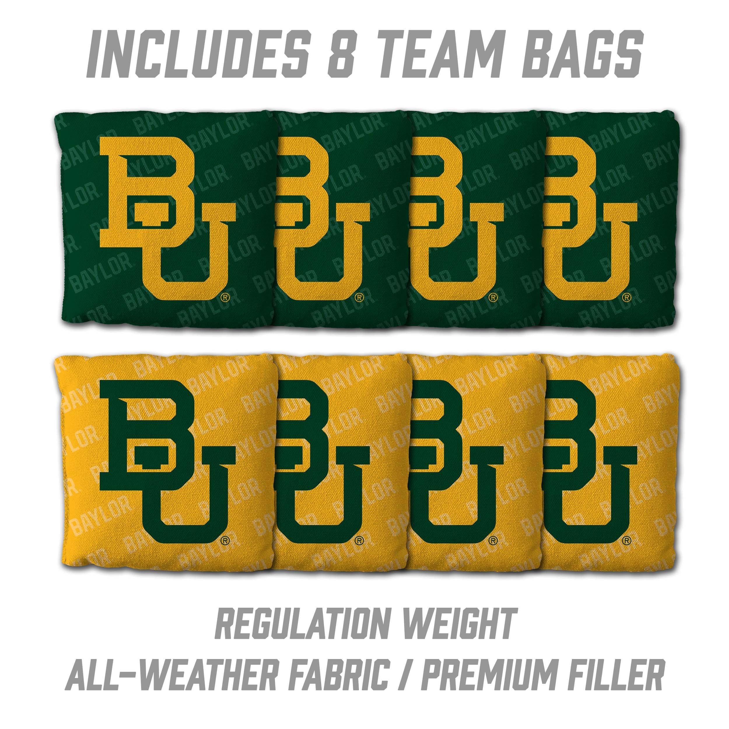 YouTheFan NCAA Baylor Bears 2’ x 4’ Professional Wood Cornhole Game with Logo Bags - Sports Collectibles, Sports Memorabilia, Sports Fan Shop, Sports Gifts