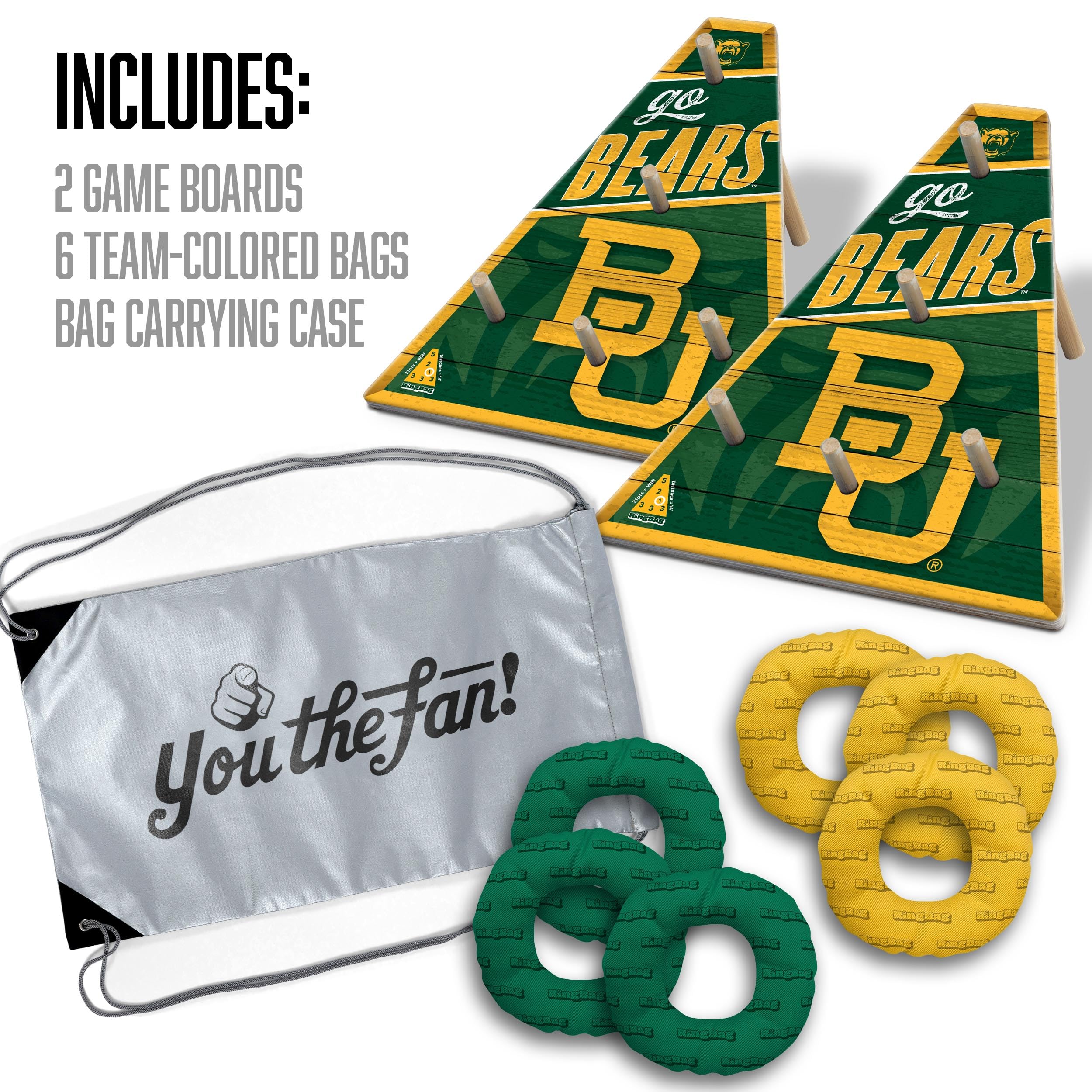 YouTheFan NCAA Baylor Bears RingBag - Sports Collectibles, Sports Memorabilia, Sports Fan Shop, Sports Gifts